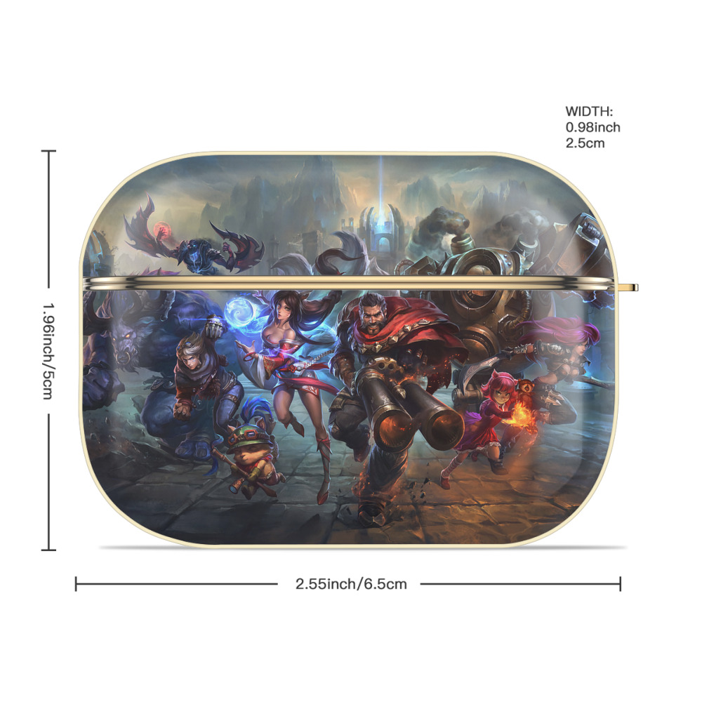 リーグ・オブ・レジェンド League of Legends LOL 【AirPods Pro用】ハードシェル保護ケース｜耐衝撃・防指紋・カラビナ付き商品仕様