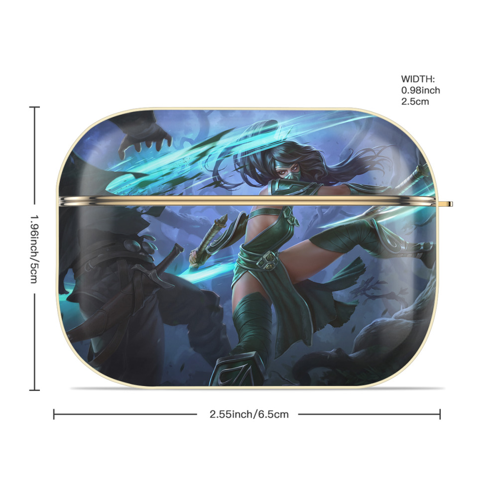 リーグ・オブ・レジェンド League of Legends LOL 【AirPods Pro用】ハードシェル保護ケース｜耐衝撃・防指紋・カラビナ付き商品仕様
