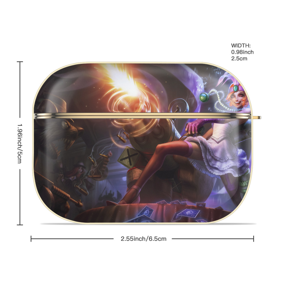 リーグ・オブ・レジェンド League of Legends LOL 【AirPods Pro用】ハードシェル保護ケース｜耐衝撃・防指紋・カラビナ付き商品仕様