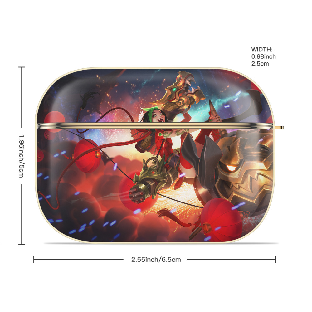 リーグ・オブ・レジェンド League of Legends LOL 【AirPods Pro用】ハードシェル保護ケース｜耐衝撃・防指紋・カラビナ付き商品仕様