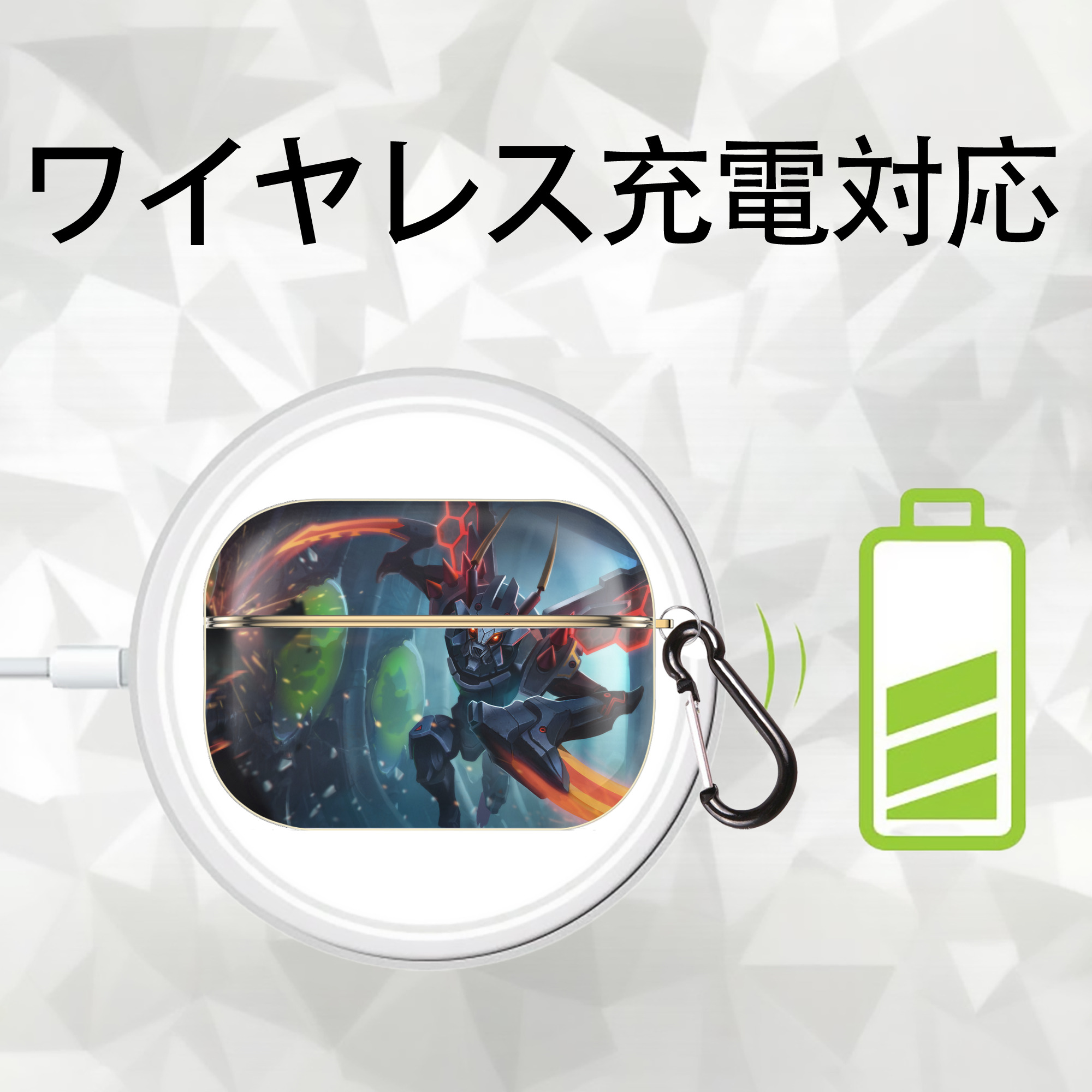 リーグ・オブ・レジェンド League of Legends LOL 【AirPods Pro用】ハードシェル保護ケース｜耐衝撃・防指紋・カラビナ付き商品仕様