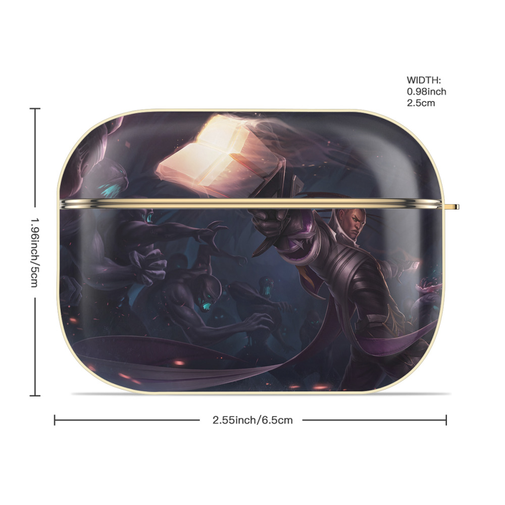 リーグ・オブ・レジェンド League of Legends LOL 【AirPods Pro用】ハードシェル保護ケース｜耐衝撃・防指紋・カラビナ付き商品仕様