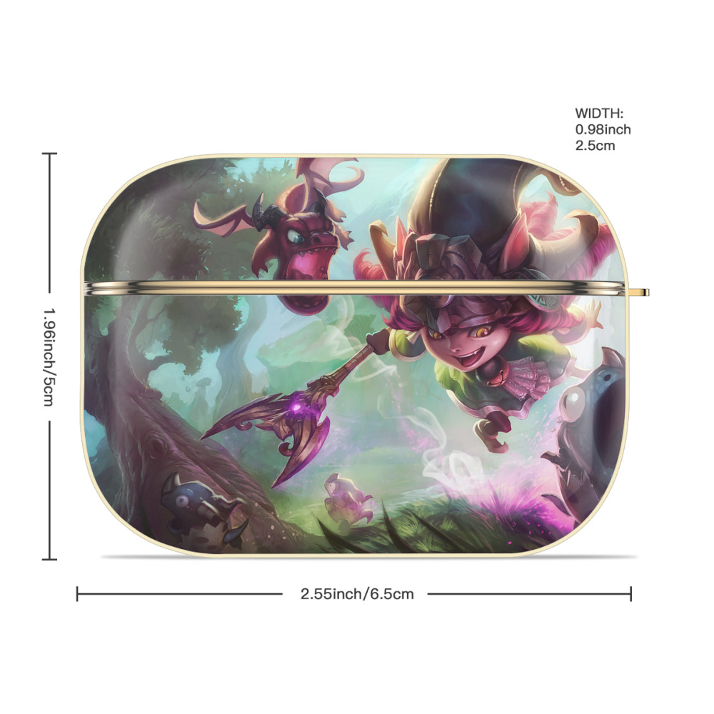 リーグ・オブ・レジェンド League of Legends LOL 【AirPods Pro用】ハードシェル保護ケース｜耐衝撃・防指紋・カラビナ付き商品仕様