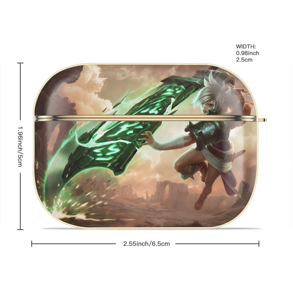 リーグ・オブ・レジェンド League of Legends LOL 【AirPods Pro用】ハードシェル保護ケース｜耐衝撃・防指紋・カラビナ付き商品仕様