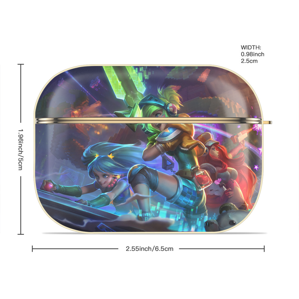 リーグ・オブ・レジェンド League of Legends LOL 【AirPods Pro用】ハードシェル保護ケース｜耐衝撃・防指紋・カラビナ付き商品仕様