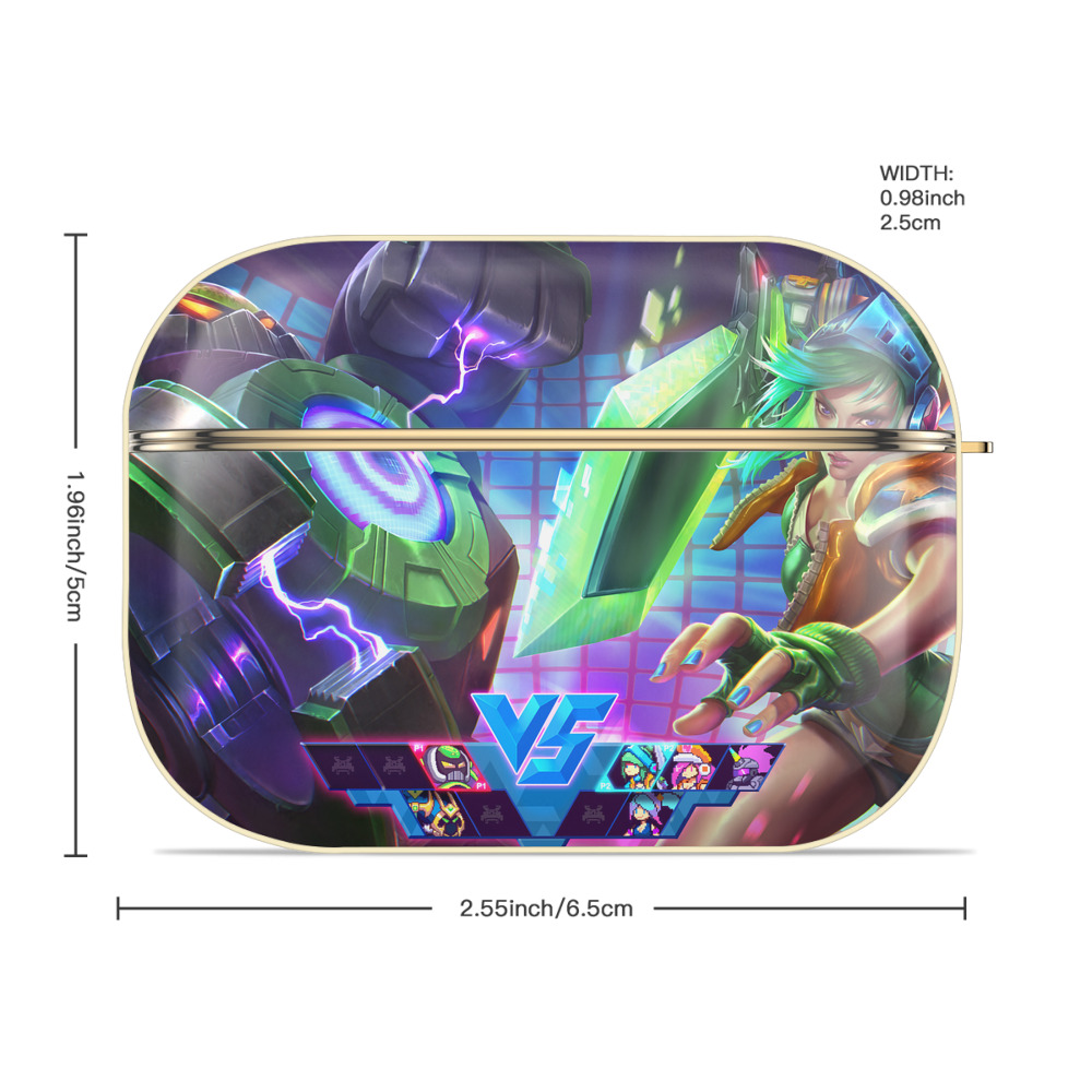 リーグ・オブ・レジェンド League of Legends LOL 【AirPods Pro用】ハードシェル保護ケース｜耐衝撃・防指紋・カラビナ付き商品仕様