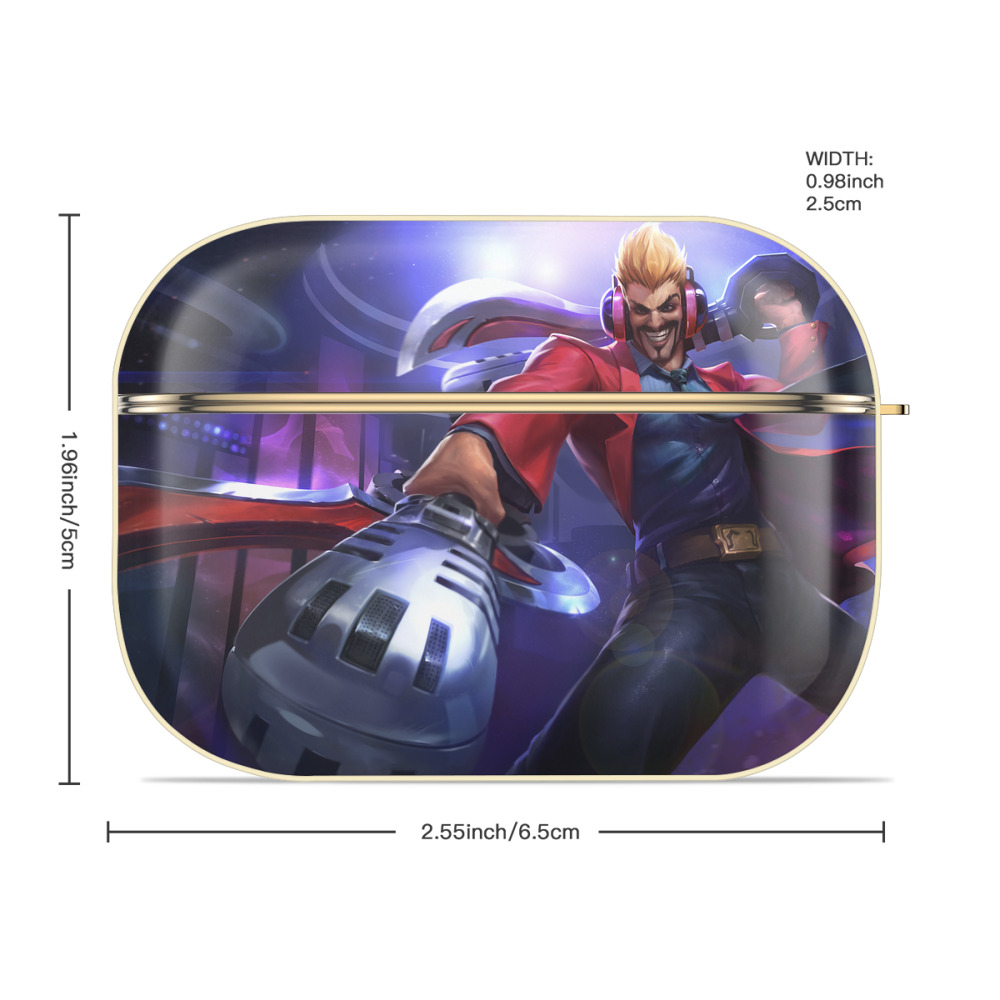 リーグ・オブ・レジェンド League of Legends LOL 【AirPods Pro用】ハードシェル保護ケース｜耐衝撃・防指紋・カラビナ付き商品仕様