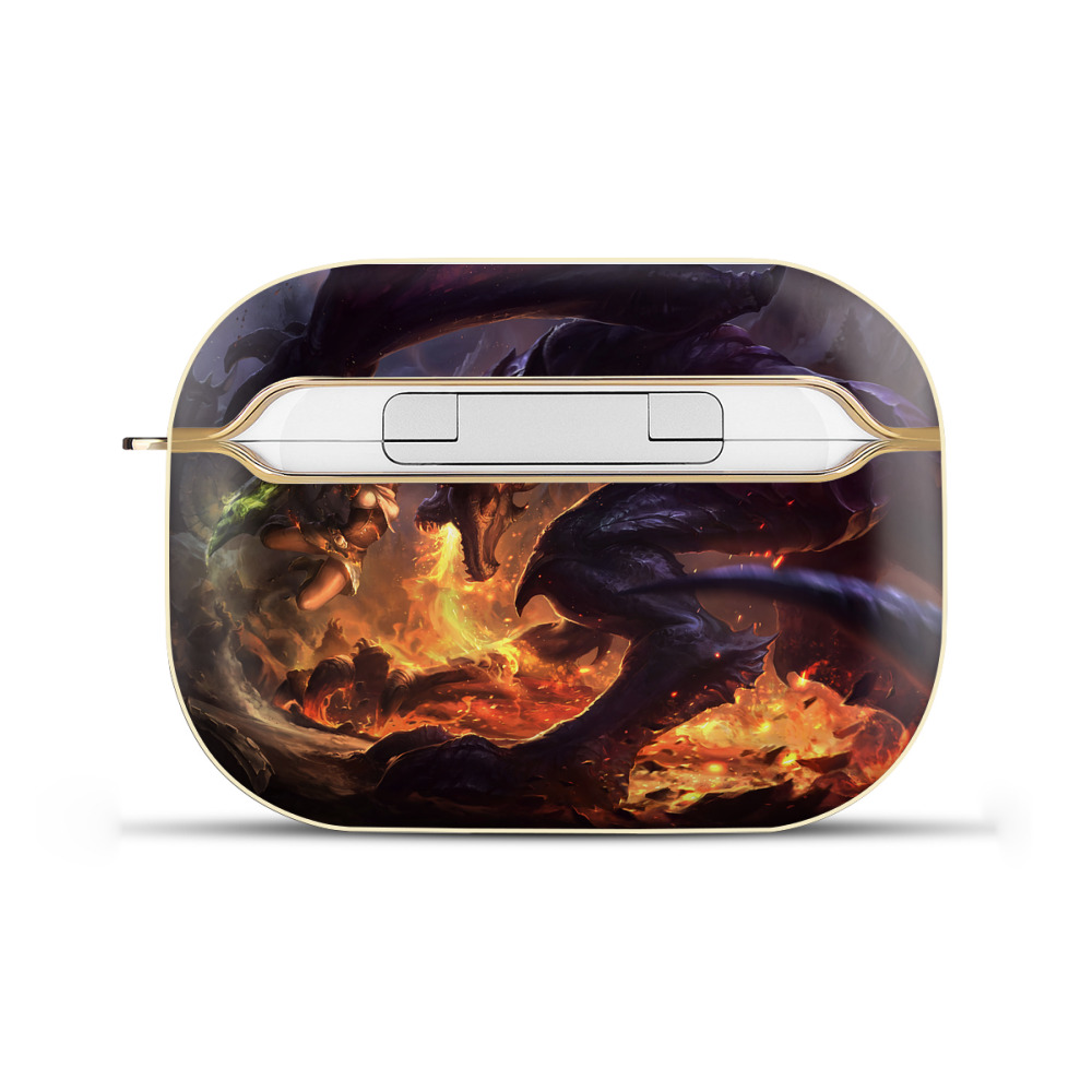 （画像用） リーグ・オブ・レジェンド League of Legends LOL 【AirPods Pro用】ハードシェル保護ケース｜耐衝撃・防指紋・カラビナ付き商品仕様