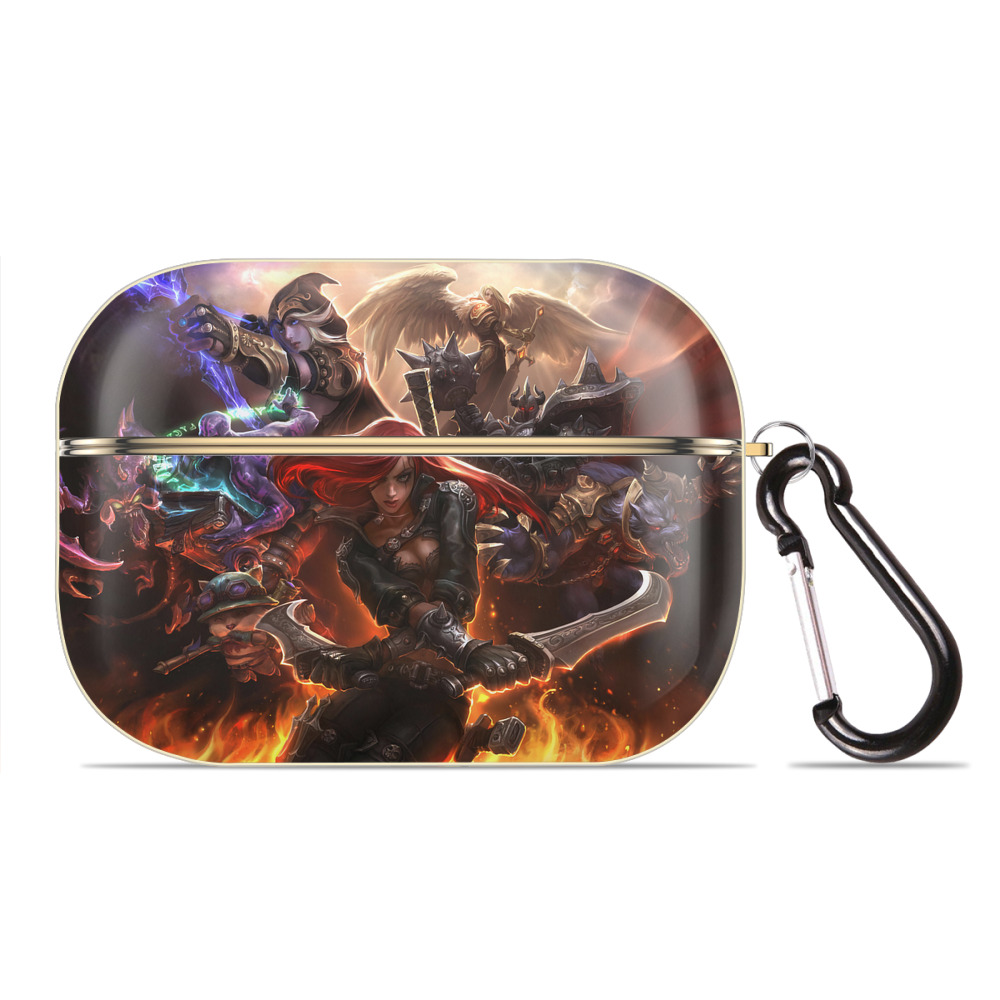 （画像用） リーグ・オブ・レジェンド League of Legends LOL 【AirPods Pro用】ハードシェル保護ケース｜耐衝撃・防指紋・カラビナ付き商品仕様