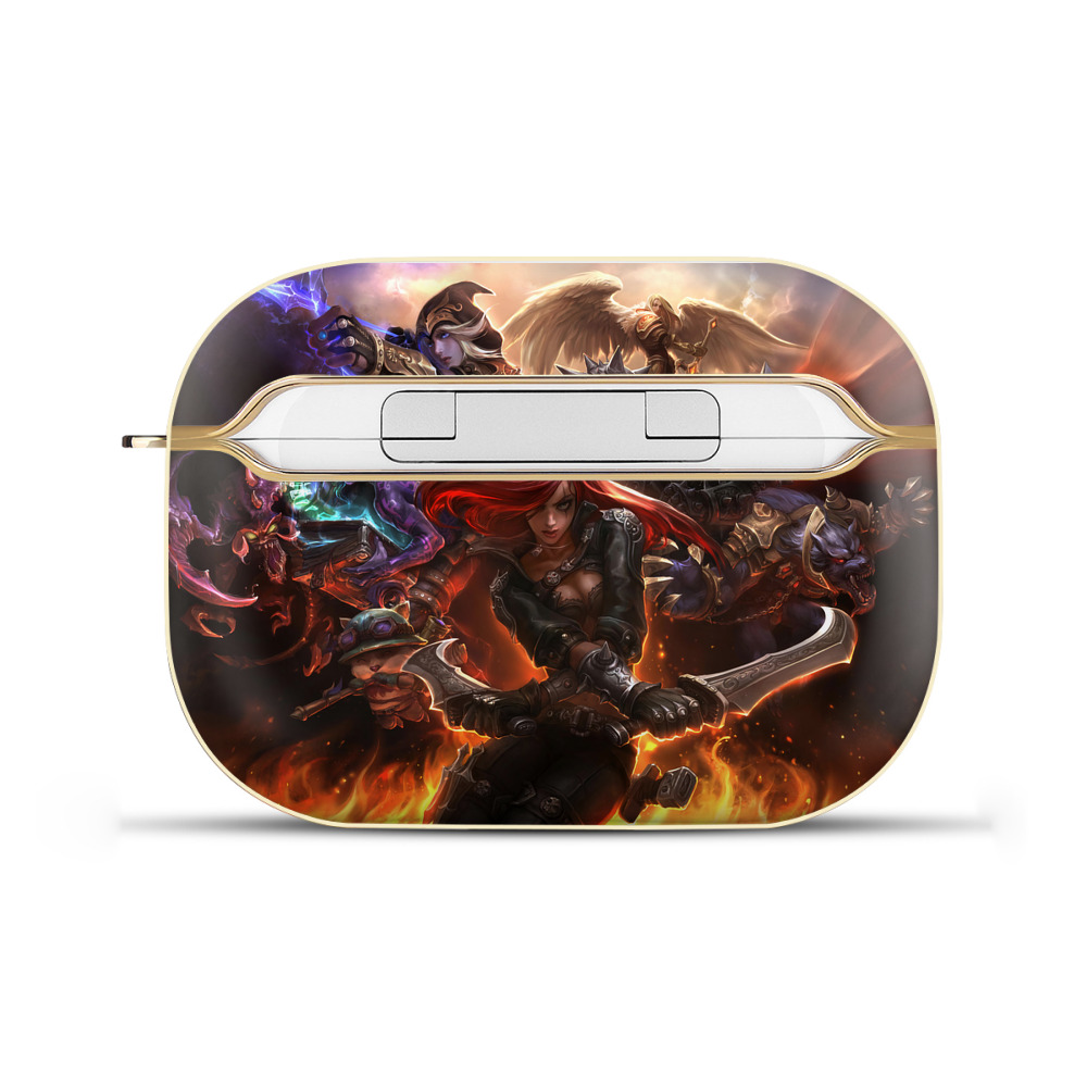 （画像用） リーグ・オブ・レジェンド League of Legends LOL 【AirPods Pro用】ハードシェル保護ケース｜耐衝撃・防指紋・カラビナ付き商品仕様
