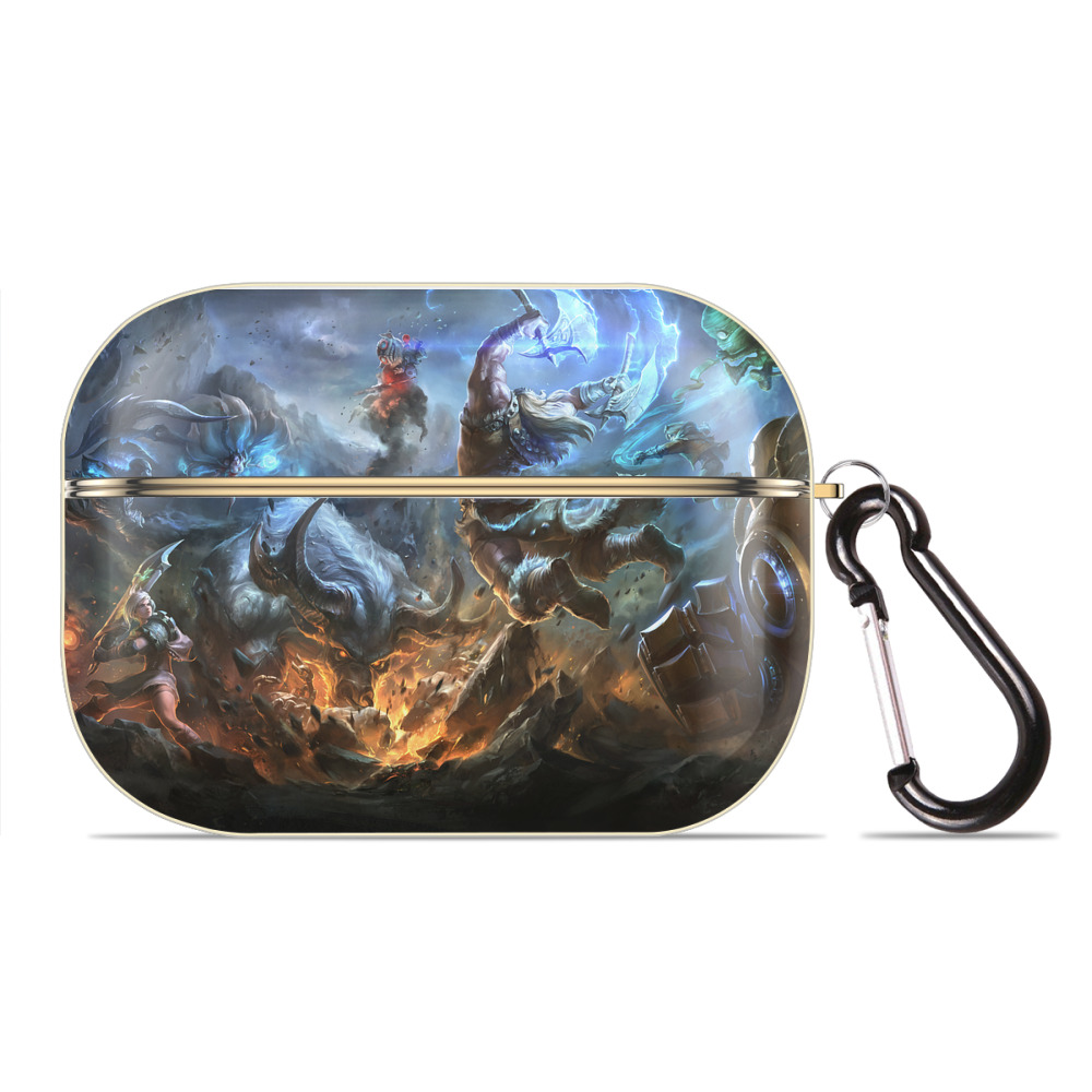 （画像用） リーグ・オブ・レジェンド League of Legends LOL 【AirPods Pro用】ハードシェル保護ケース｜耐衝撃・防指紋・カラビナ付き商品仕様