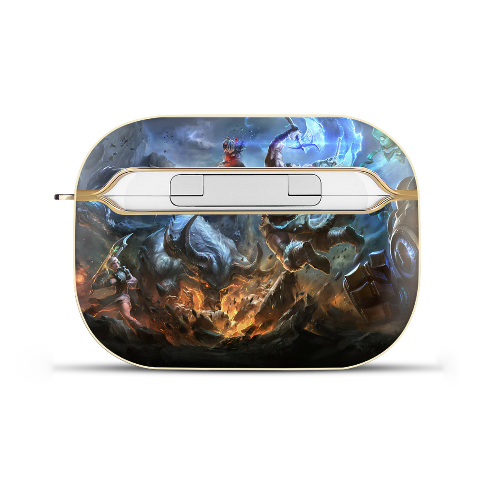 （画像用） リーグ・オブ・レジェンド League of Legends LOL 【AirPods Pro用】ハードシェル保護ケース｜耐衝撃・防指紋・カラビナ付き商品仕様