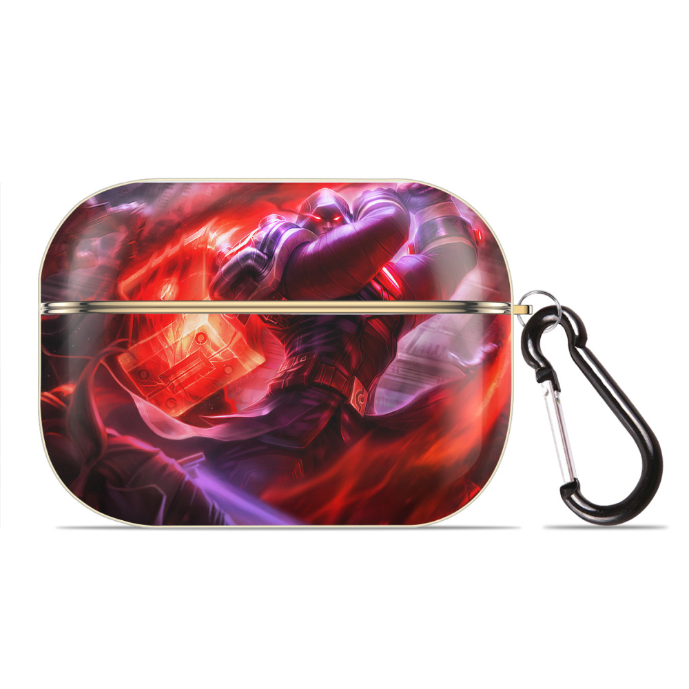 （画像用） リーグ・オブ・レジェンド League of Legends LOL 【AirPods Pro用】ハードシェル保護ケース｜耐衝撃・防指紋・カラビナ付き商品仕様