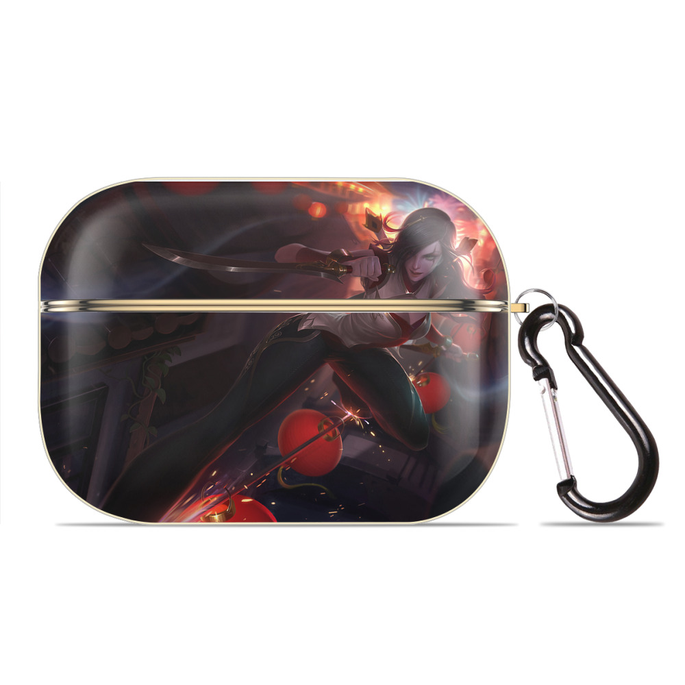 （画像用） リーグ・オブ・レジェンド League of Legends LOL 【AirPods Pro用】ハードシェル保護ケース｜耐衝撃・防指紋・カラビナ付き商品仕様