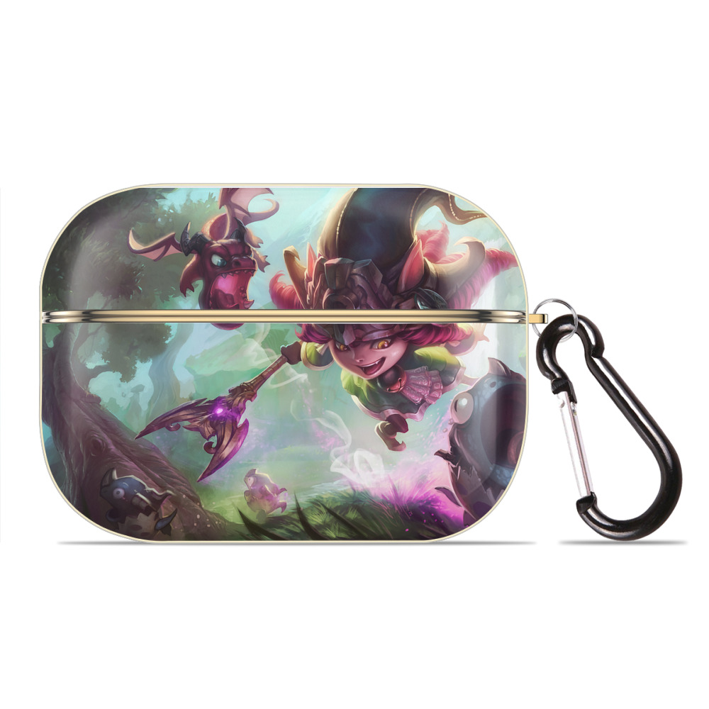 （画像用） リーグ・オブ・レジェンド League of Legends LOL 【AirPods Pro用】ハードシェル保護ケース｜耐衝撃・防指紋・カラビナ付き商品仕様