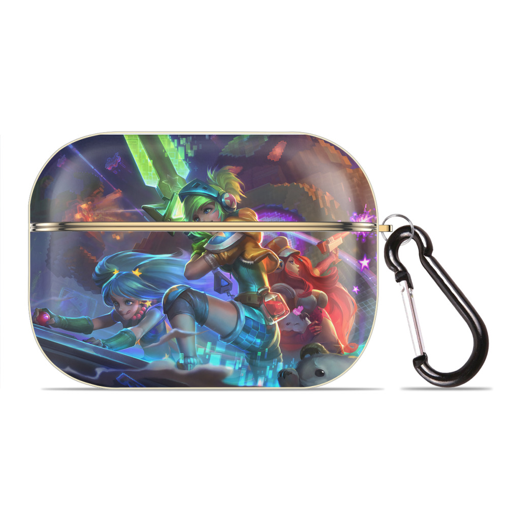 （画像用） リーグ・オブ・レジェンド League of Legends LOL 【AirPods Pro用】ハードシェル保護ケース｜耐衝撃・防指紋・カラビナ付き商品仕様