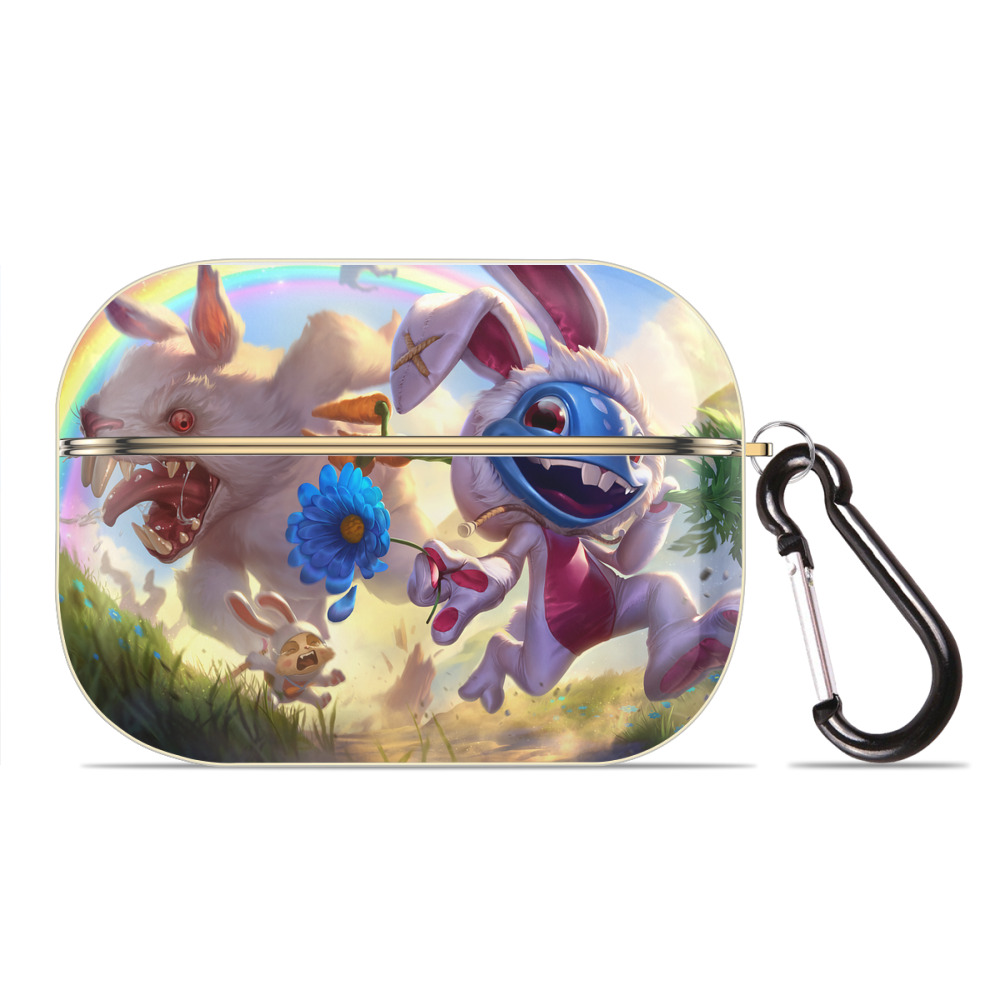 （画像用） リーグ・オブ・レジェンド League of Legends LOL 【AirPods Pro用】ハードシェル保護ケース｜耐衝撃・防指紋・カラビナ付き商品仕様