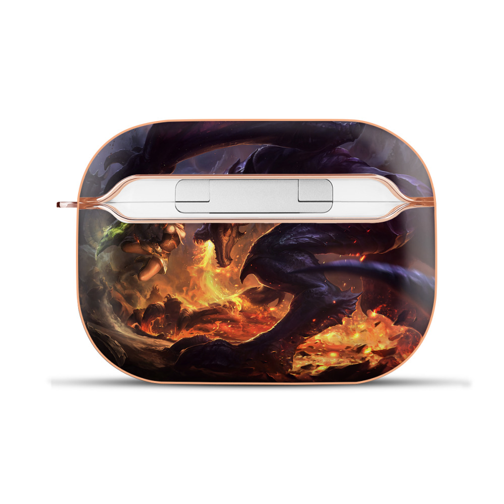（画像用） リーグ・オブ・レジェンド League of Legends LOL 【AirPods Pro用】ハードシェル保護ケース｜耐衝撃・防指紋・カラビナ付き商品仕様