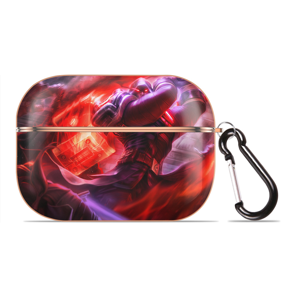 （画像用） リーグ・オブ・レジェンド League of Legends LOL 【AirPods Pro用】ハードシェル保護ケース｜耐衝撃・防指紋・カラビナ付き商品仕様