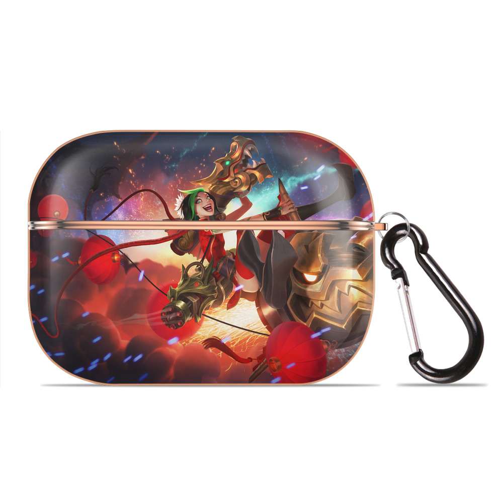 （画像用） リーグ・オブ・レジェンド League of Legends LOL 【AirPods Pro用】ハードシェル保護ケース｜耐衝撃・防指紋・カラビナ付き商品仕様