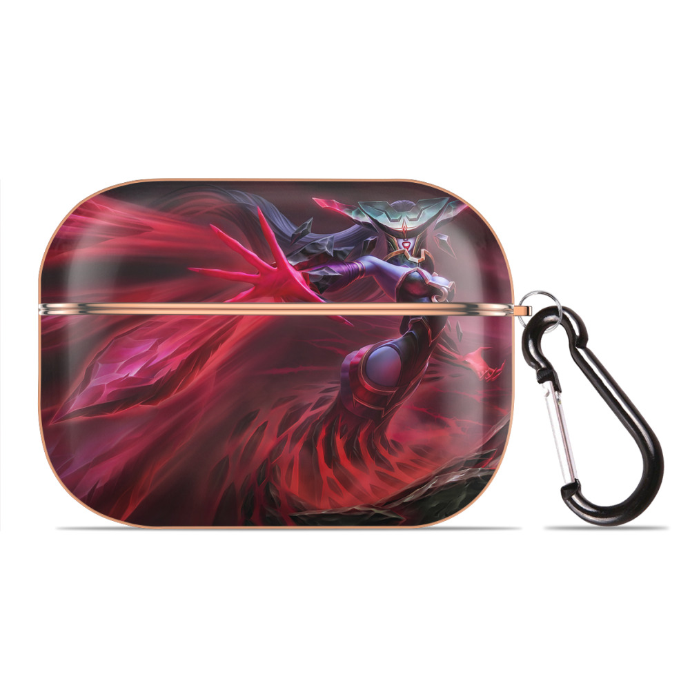 （画像用） リーグ・オブ・レジェンド League of Legends LOL 【AirPods Pro用】ハードシェル保護ケース｜耐衝撃・防指紋・カラビナ付き商品仕様