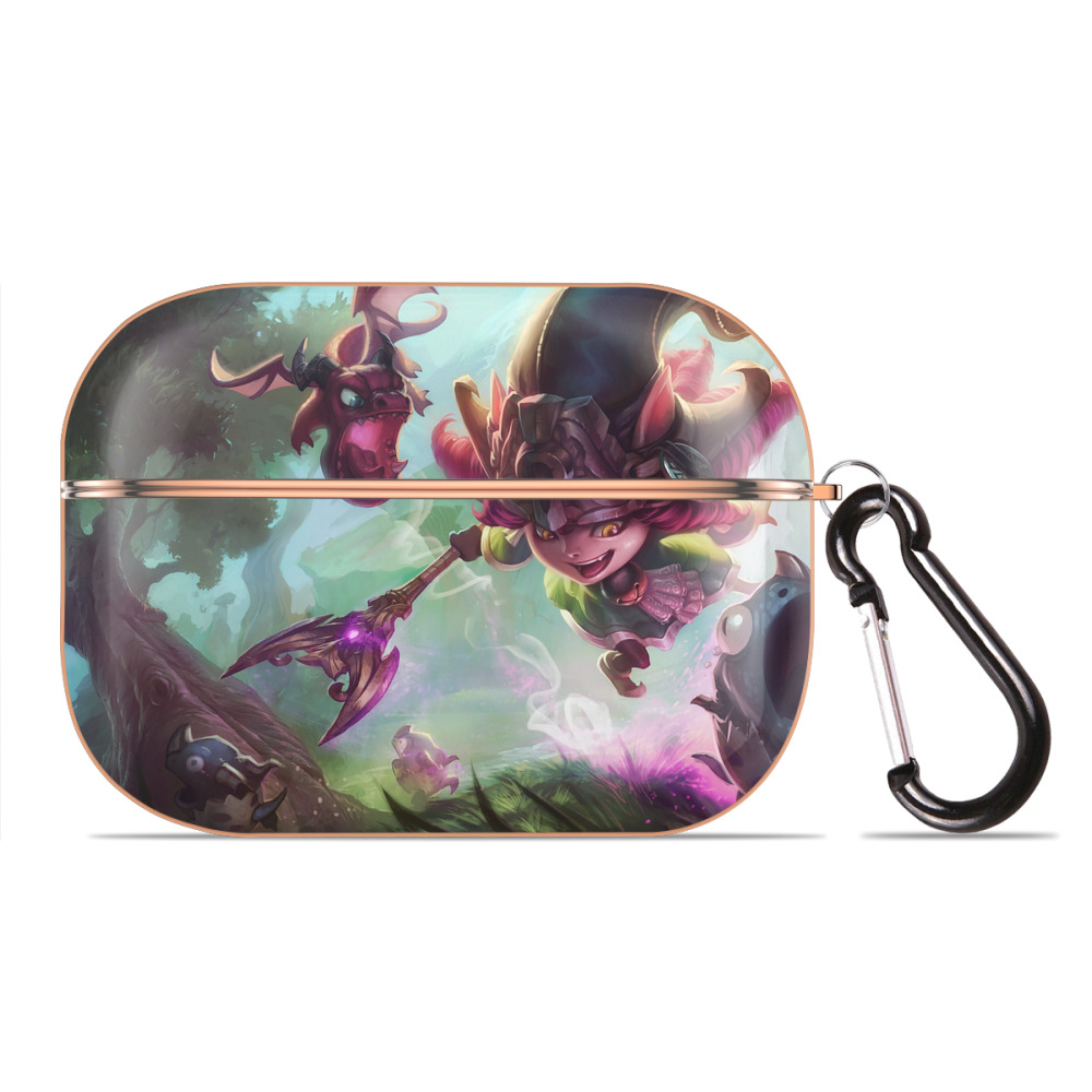 （画像用） リーグ・オブ・レジェンド League of Legends LOL 【AirPods Pro用】ハードシェル保護ケース｜耐衝撃・防指紋・カラビナ付き商品仕様