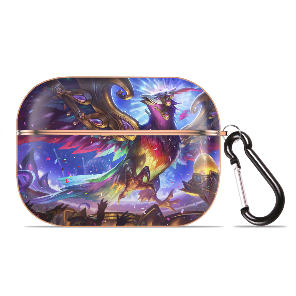 （画像用） リーグ・オブ・レジェンド League of Legends LOL 【AirPods Pro用】ハードシェル保護ケース｜耐衝撃・防指紋・カラビナ付き商品仕様