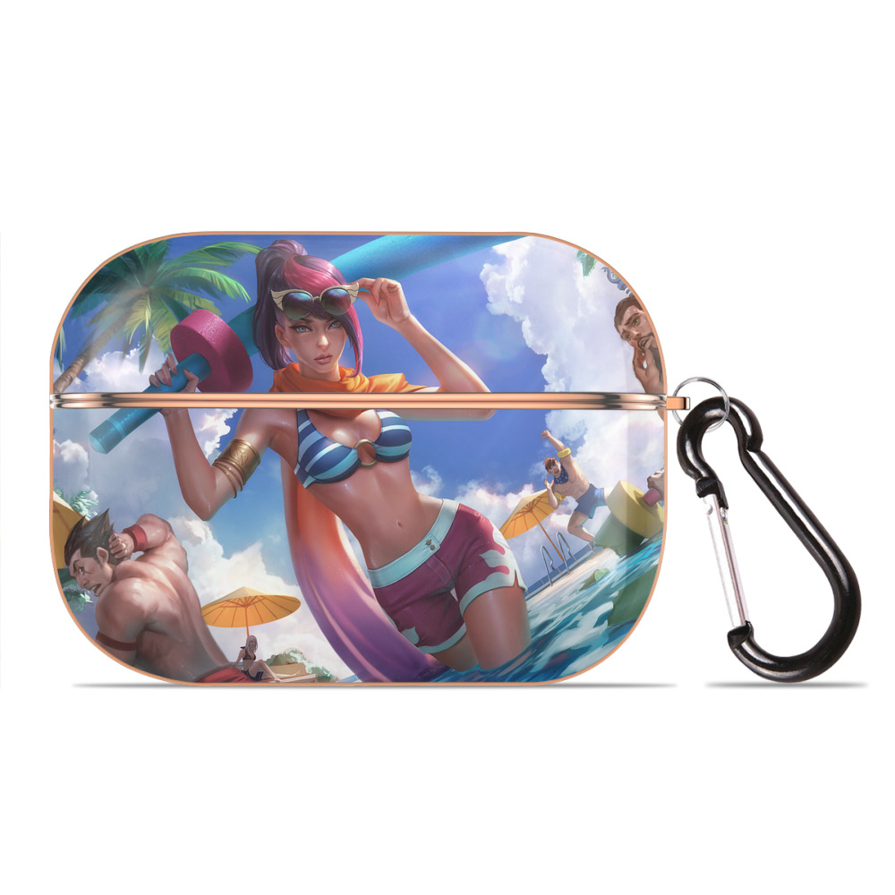 （画像用） リーグ・オブ・レジェンド League of Legends LOL 【AirPods Pro用】ハードシェル保護ケース｜耐衝撃・防指紋・カラビナ付き商品仕様