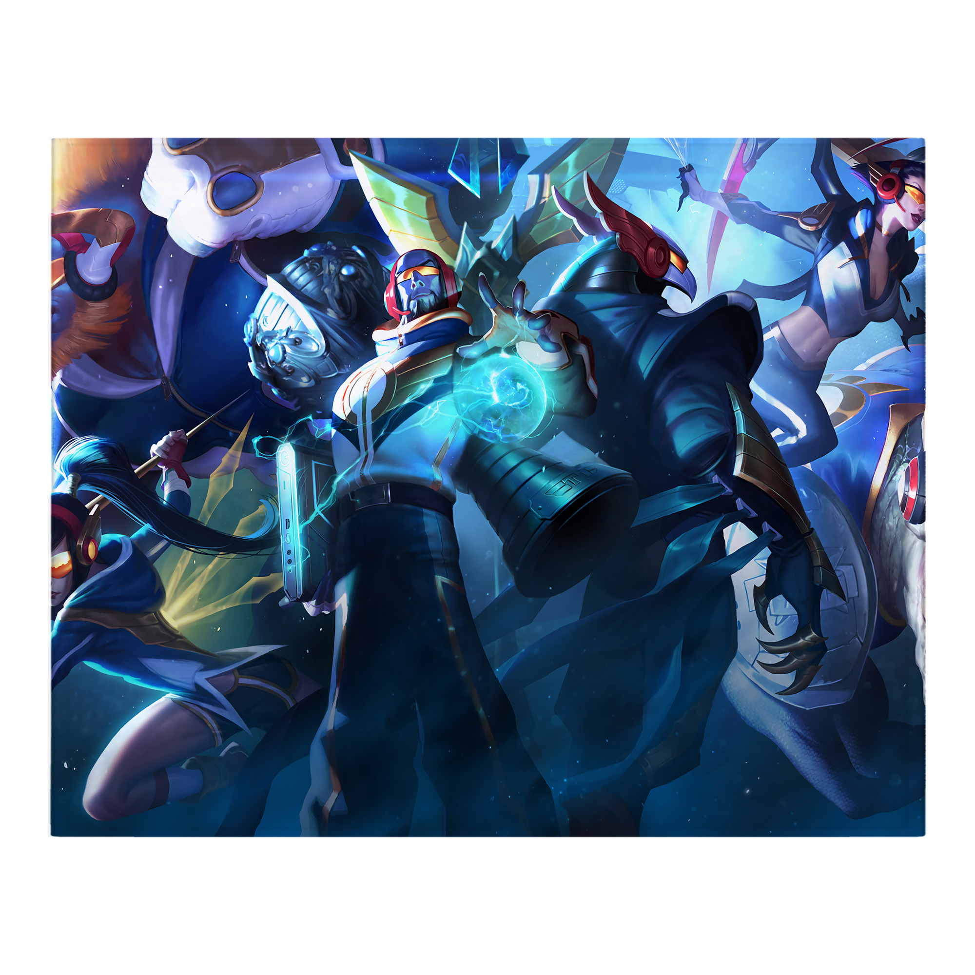 （画像用） リーグ・オブ・レジェンド League of Legends LOL フランネルブランケット・多サイズ対応（横型）