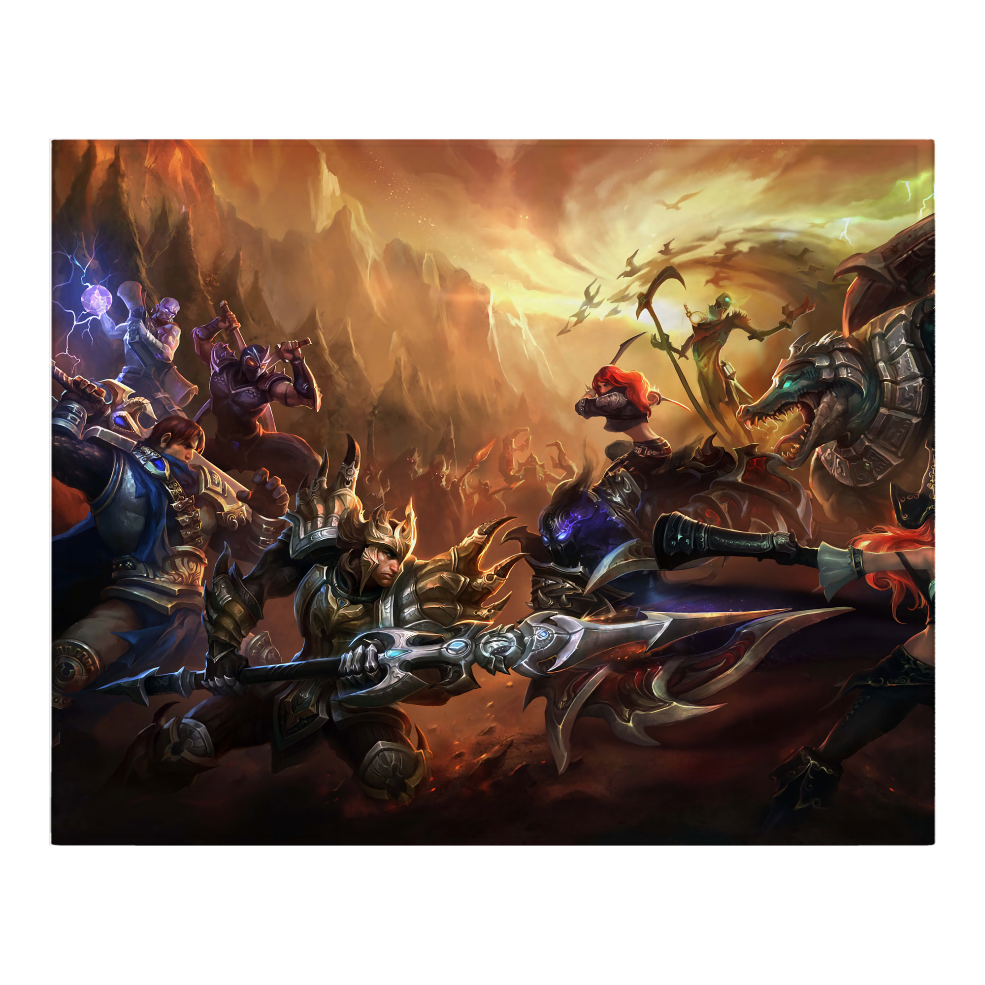（画像用） リーグ・オブ・レジェンド League of Legends LOL フランネルブランケット・多サイズ対応（横型）