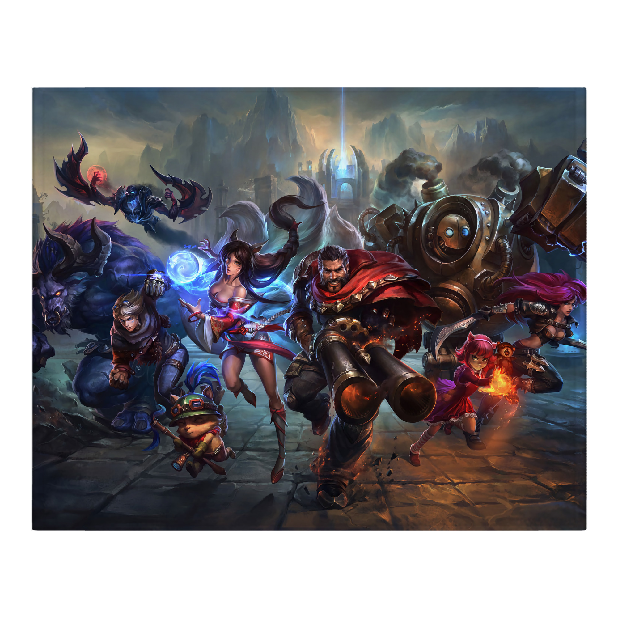 （画像用） リーグ・オブ・レジェンド League of Legends LOL フランネルブランケット・多サイズ対応（横型）