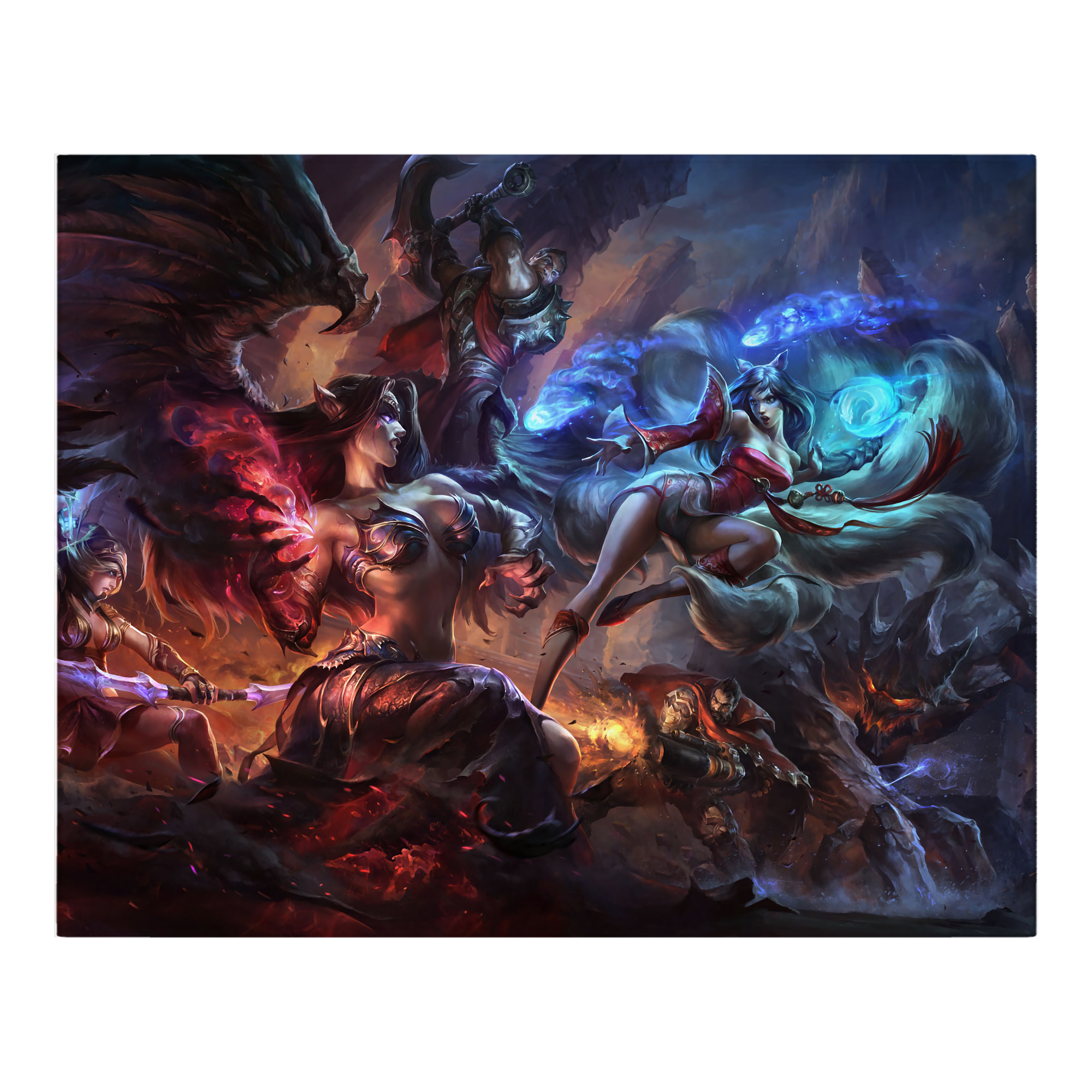 （画像用） リーグ・オブ・レジェンド League of Legends LOL フランネルブランケット・多サイズ対応（横型）
