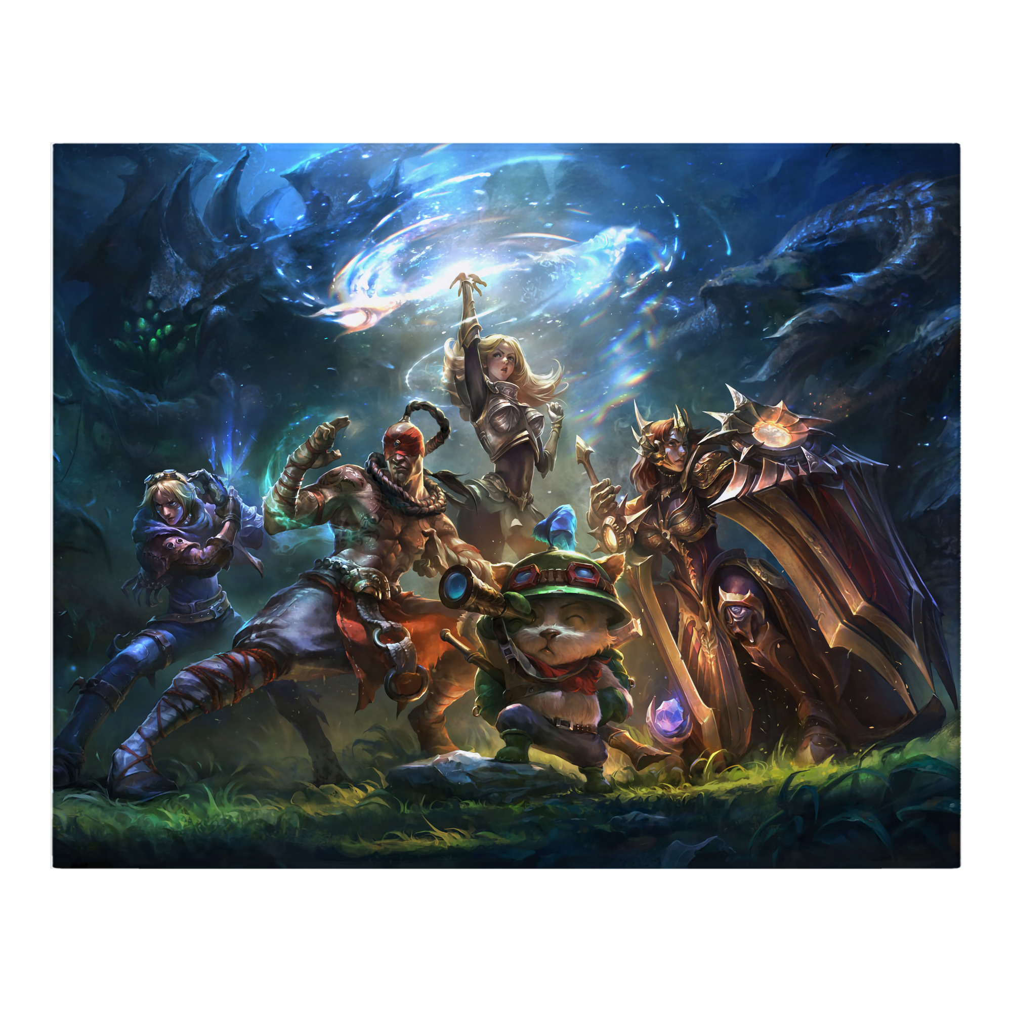 （画像用） リーグ・オブ・レジェンド League of Legends LOL フランネルブランケット・多サイズ対応（横型）