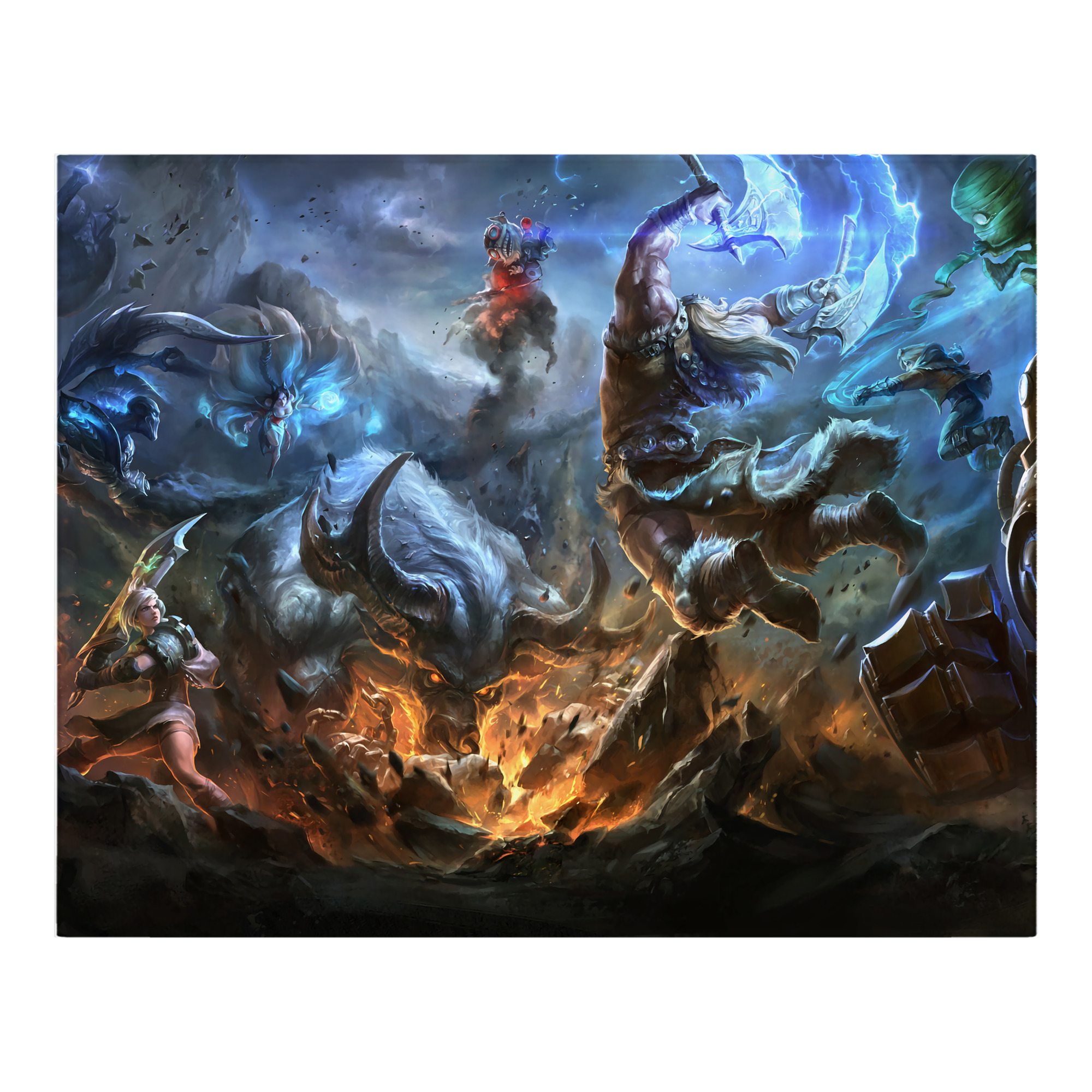 （画像用） リーグ・オブ・レジェンド League of Legends LOL フランネルブランケット・多サイズ対応（横型）
