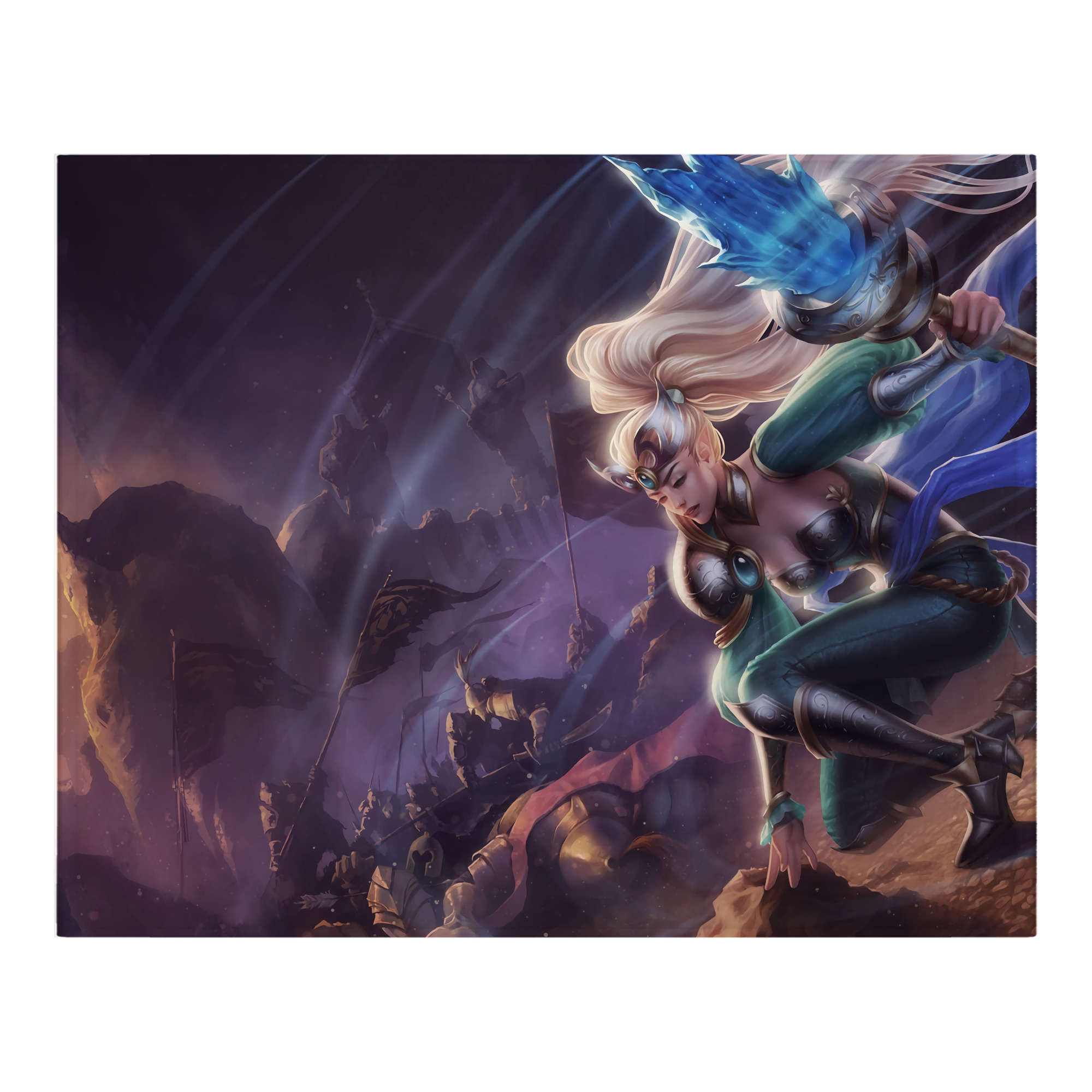 （画像用） リーグ・オブ・レジェンド League of Legends LOL フランネルブランケット・多サイズ対応（横型）