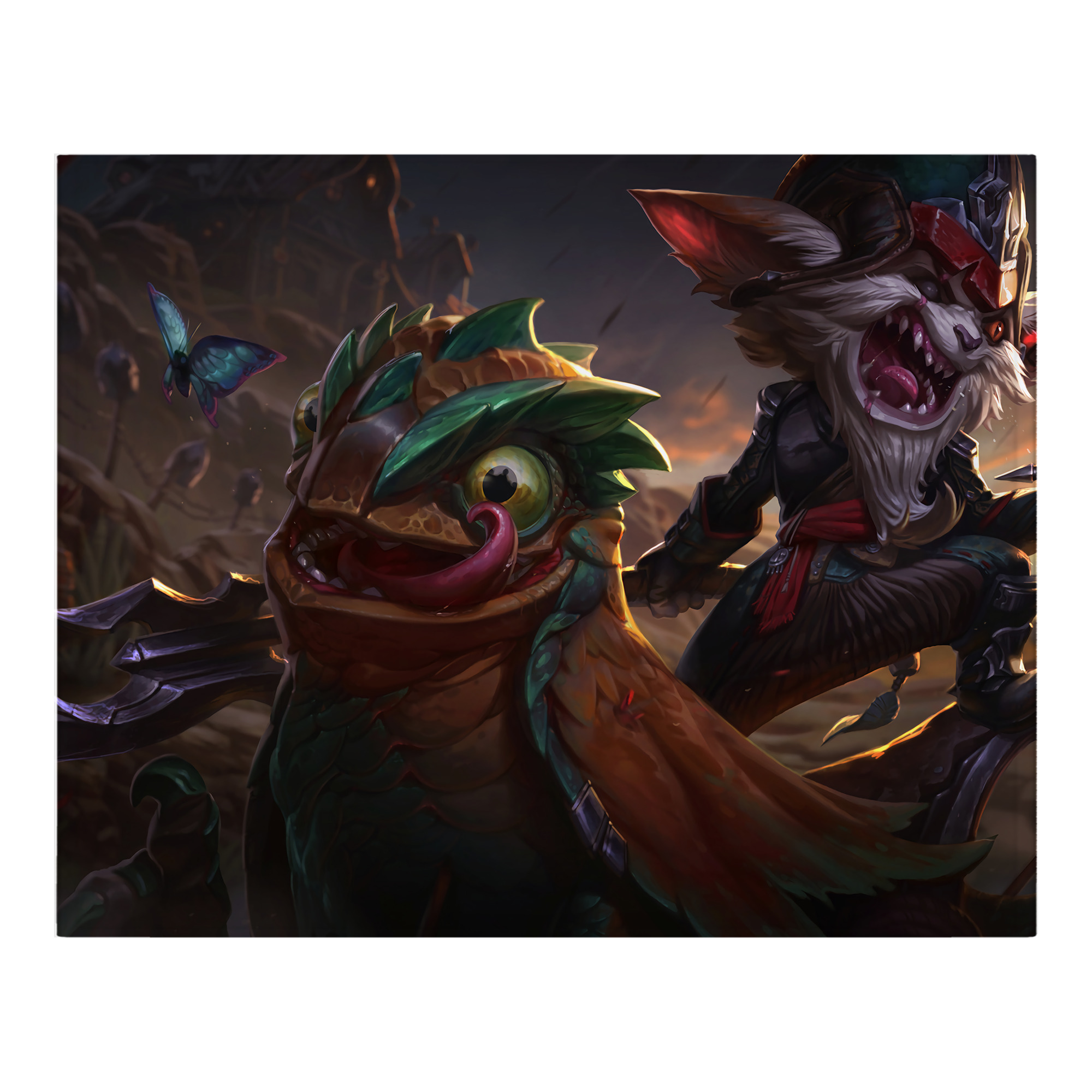 （画像用） リーグ・オブ・レジェンド League of Legends LOL フランネルブランケット・多サイズ対応（横型）