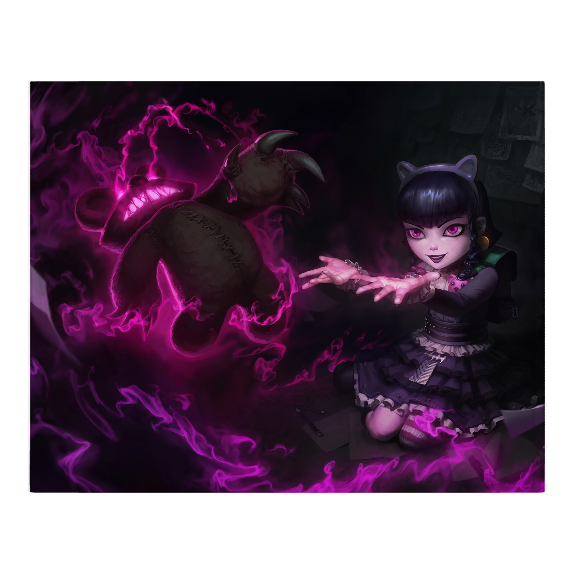 （画像用） リーグ・オブ・レジェンド League of Legends LOL フランネルブランケット・多サイズ対応（横型）