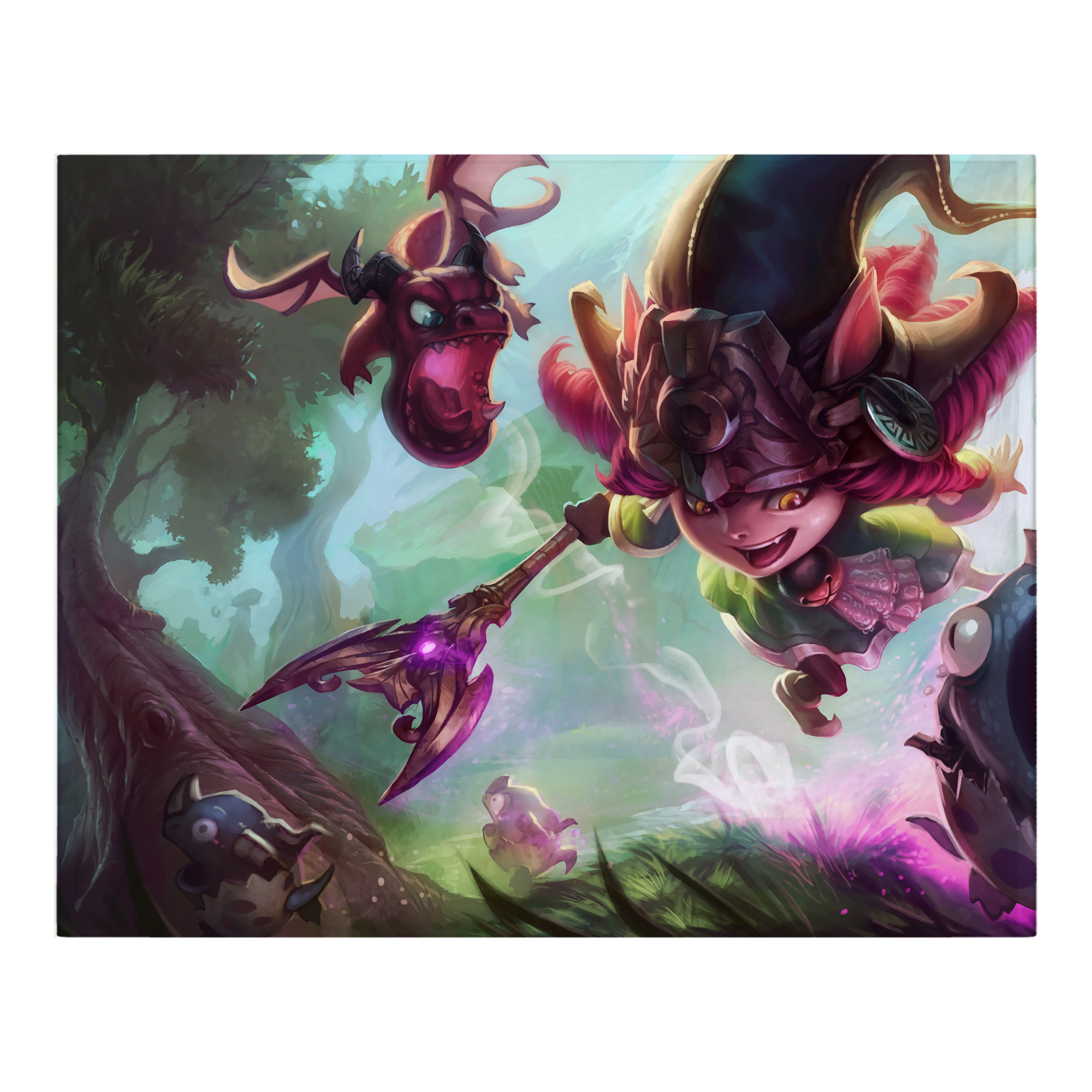 （画像用） リーグ・オブ・レジェンド League of Legends LOL フランネルブランケット・多サイズ対応（横型）