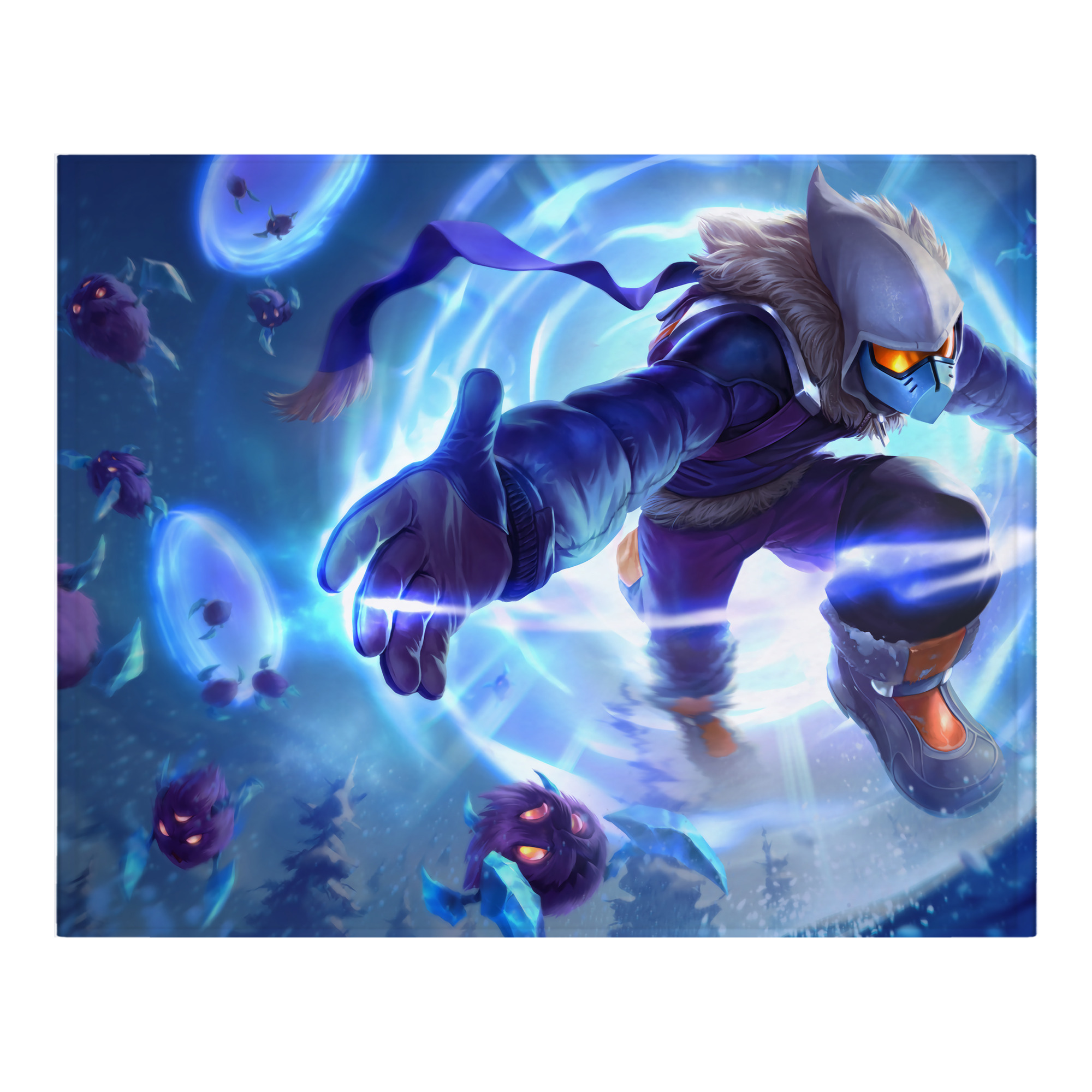 （画像用） リーグ・オブ・レジェンド League of Legends LOL フランネルブランケット・多サイズ対応（横型）