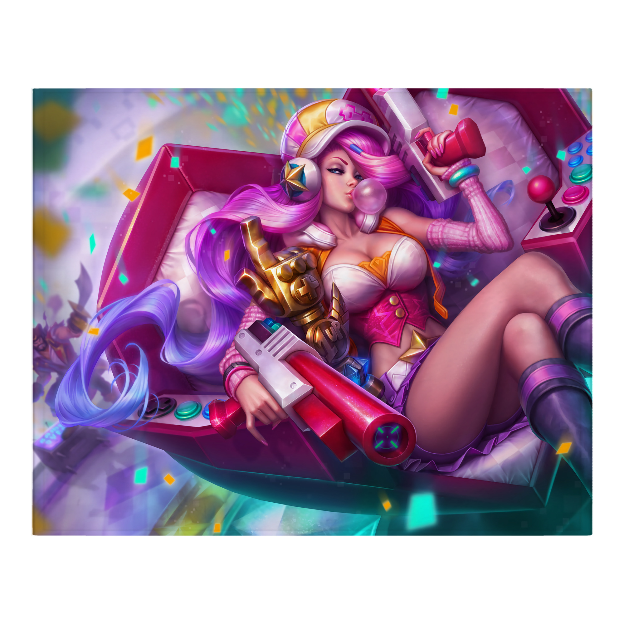 （画像用） リーグ・オブ・レジェンド League of Legends LOL フランネルブランケット・多サイズ対応（横型）