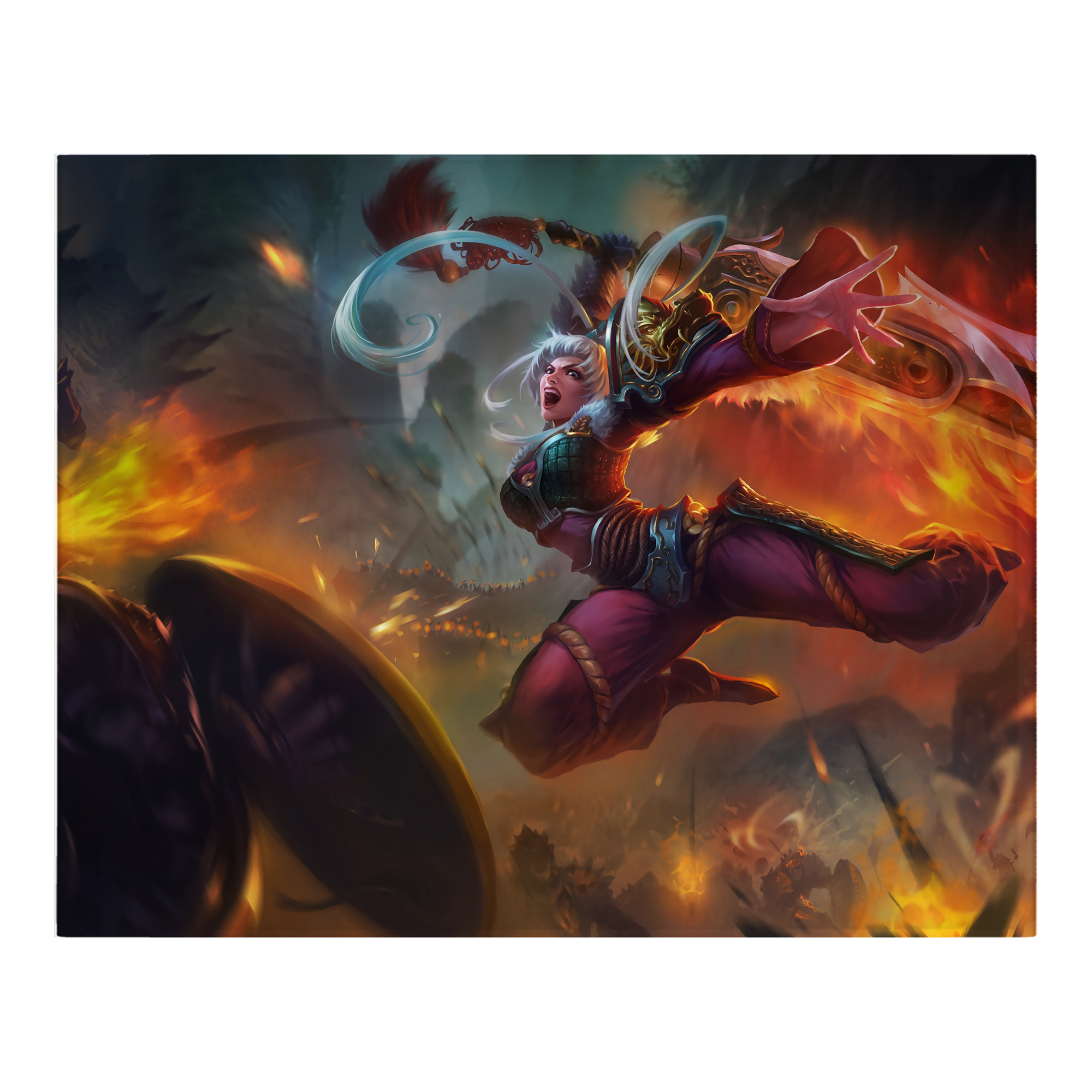 （画像用） リーグ・オブ・レジェンド League of Legends LOL フランネルブランケット・多サイズ対応（横型）