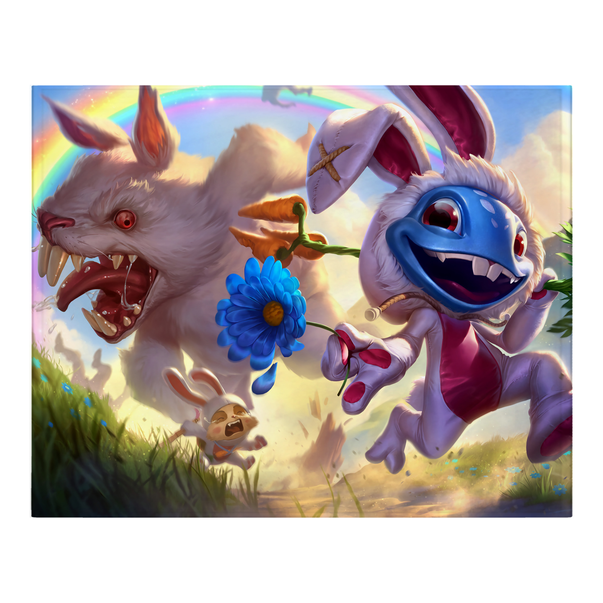 （画像用） リーグ・オブ・レジェンド League of Legends LOL フランネルブランケット・多サイズ対応（横型）