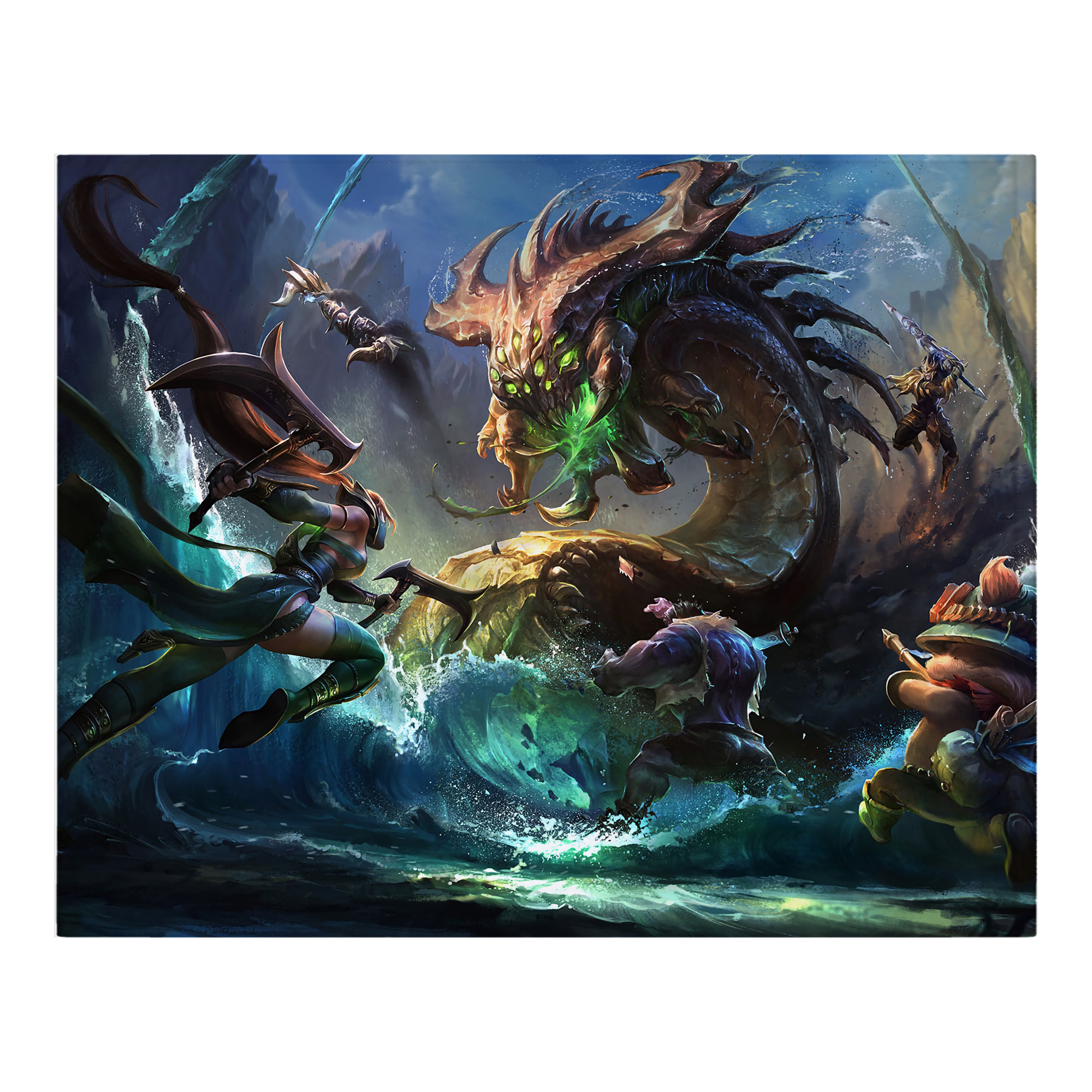 （画像用） リーグ・オブ・レジェンド League of Legends LOL フランネルブランケット・多サイズ対応（横型）