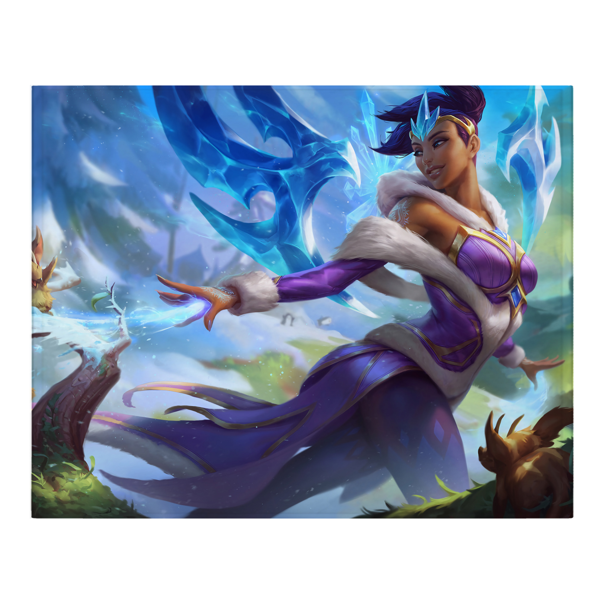（画像用） リーグ・オブ・レジェンド League of Legends LOL フランネルブランケット・多サイズ対応（横型）