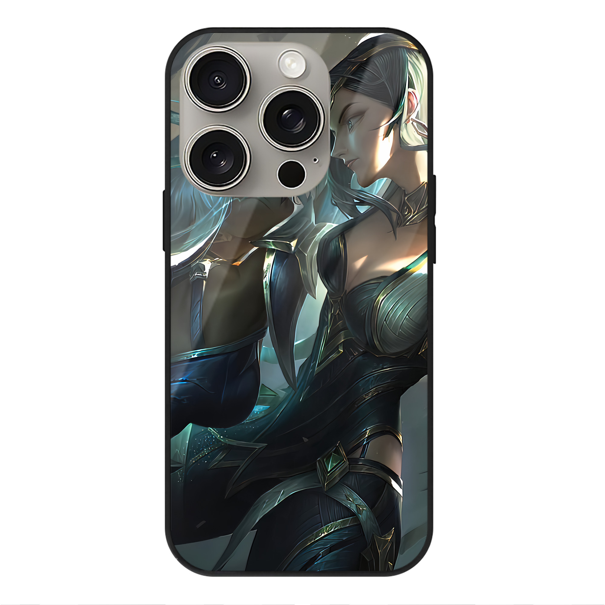 リーグ・オブ・レジェンド League of Legends LOL 【iPhone15Pro対応】スマホケース 耐衝撃＆黄変防止 背面ガラス