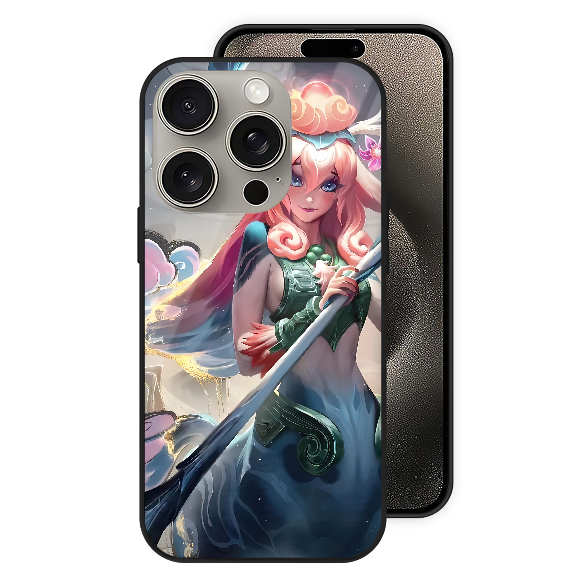 リーグ・オブ・レジェンド League of Legends LOL 【iPhone15Pro対応】スマホケース 耐衝撃＆黄変防止 背面ガラス