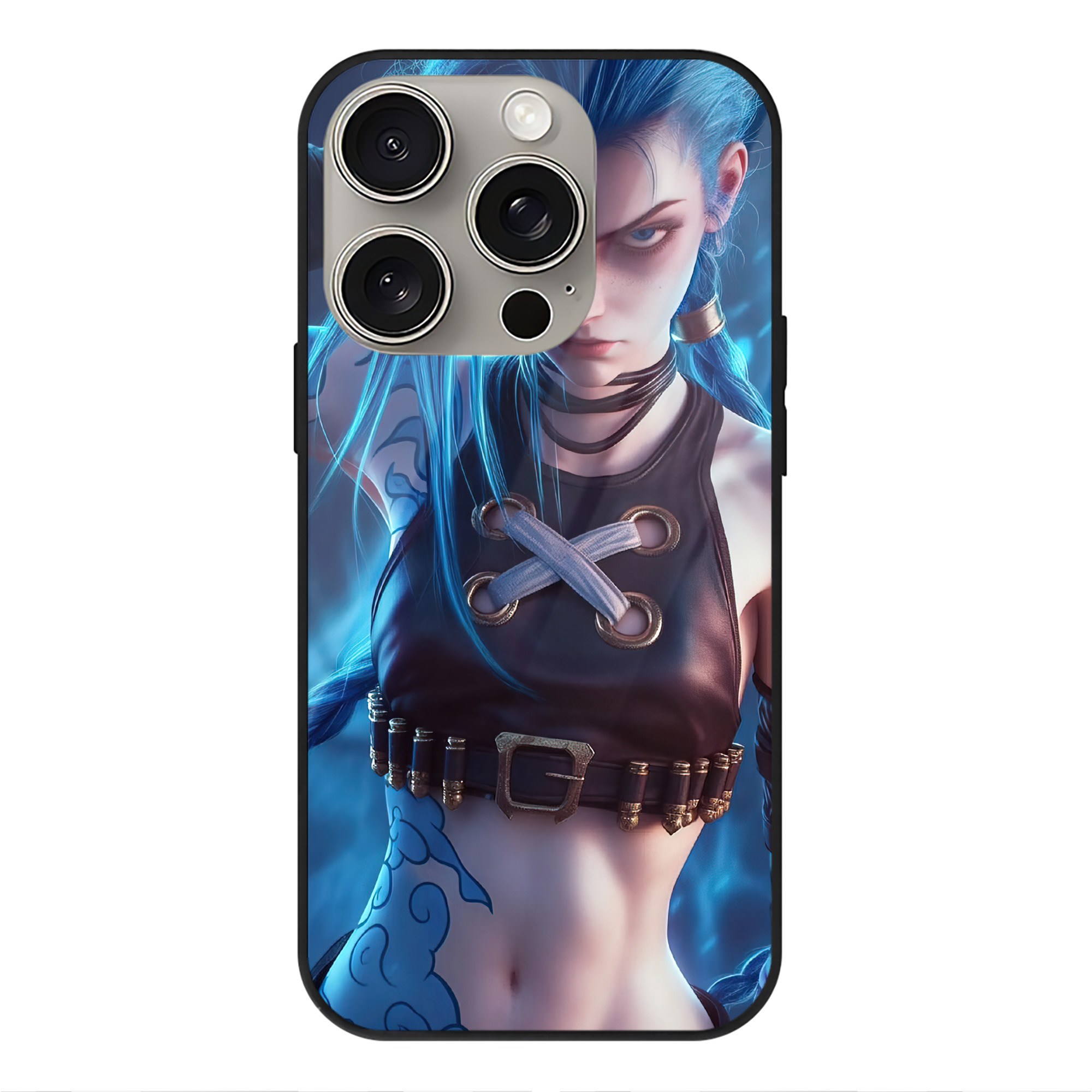 リーグ・オブ・レジェンド League of Legends LOL 【iPhone15Pro対応】スマホケース 耐衝撃＆黄変防止 背面ガラス