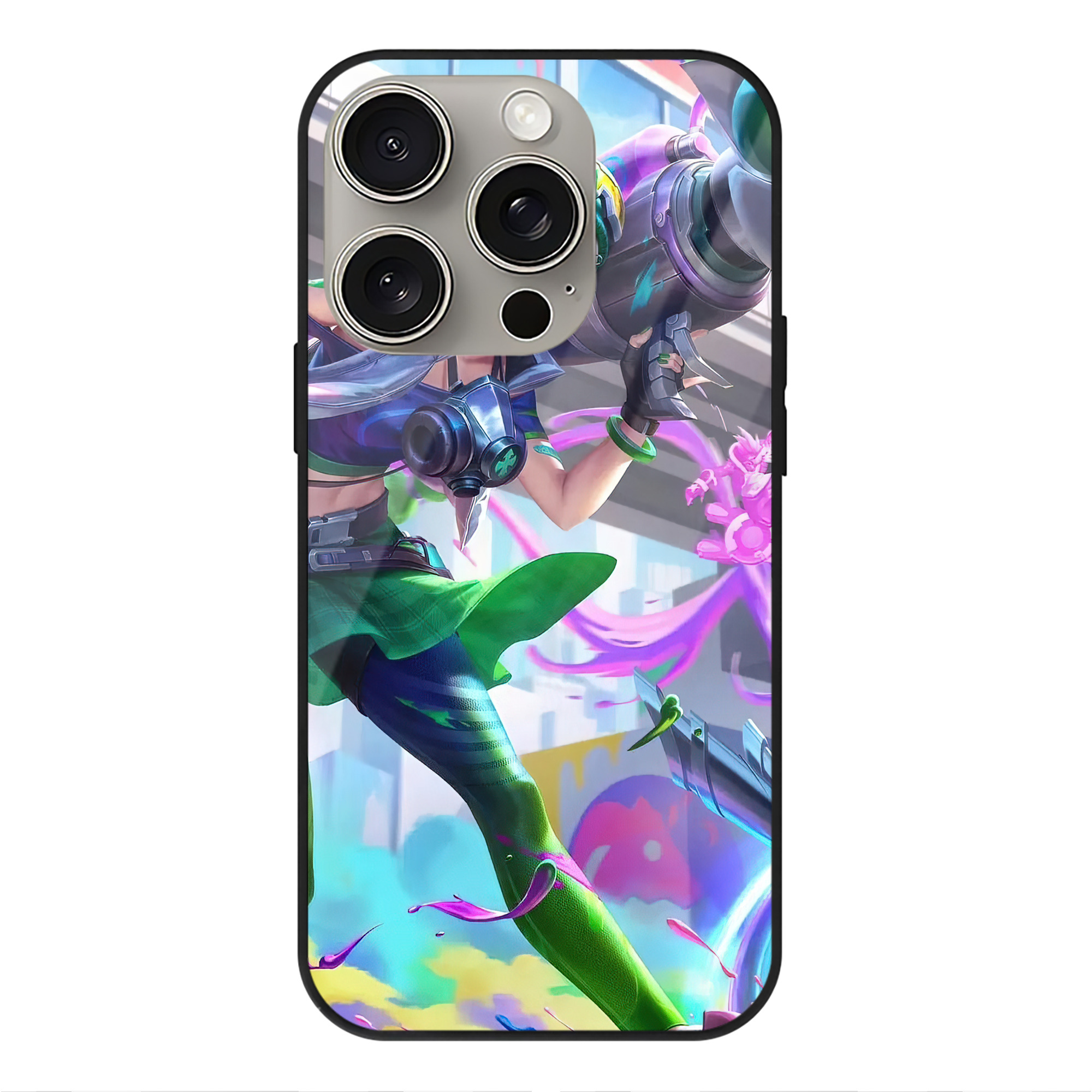 リーグ・オブ・レジェンド League of Legends LOL 【iPhone15Pro対応】スマホケース 耐衝撃＆黄変防止 背面ガラス