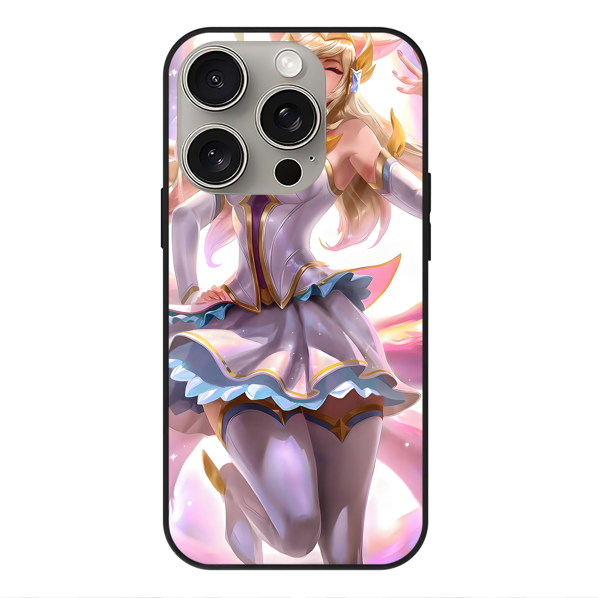 リーグ・オブ・レジェンド League of Legends LOL 【iPhone15Pro対応】スマホケース 耐衝撃＆黄変防止 背面ガラス