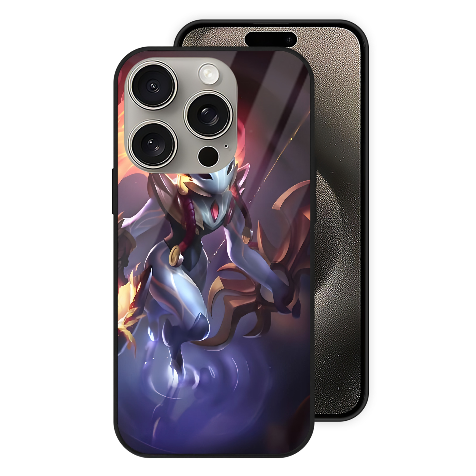 （画像用） リーグ・オブ・レジェンド League of Legends LOL 【iPhone15Pro対応】スマホケース 耐衝撃＆黄変防止 背面ガラス